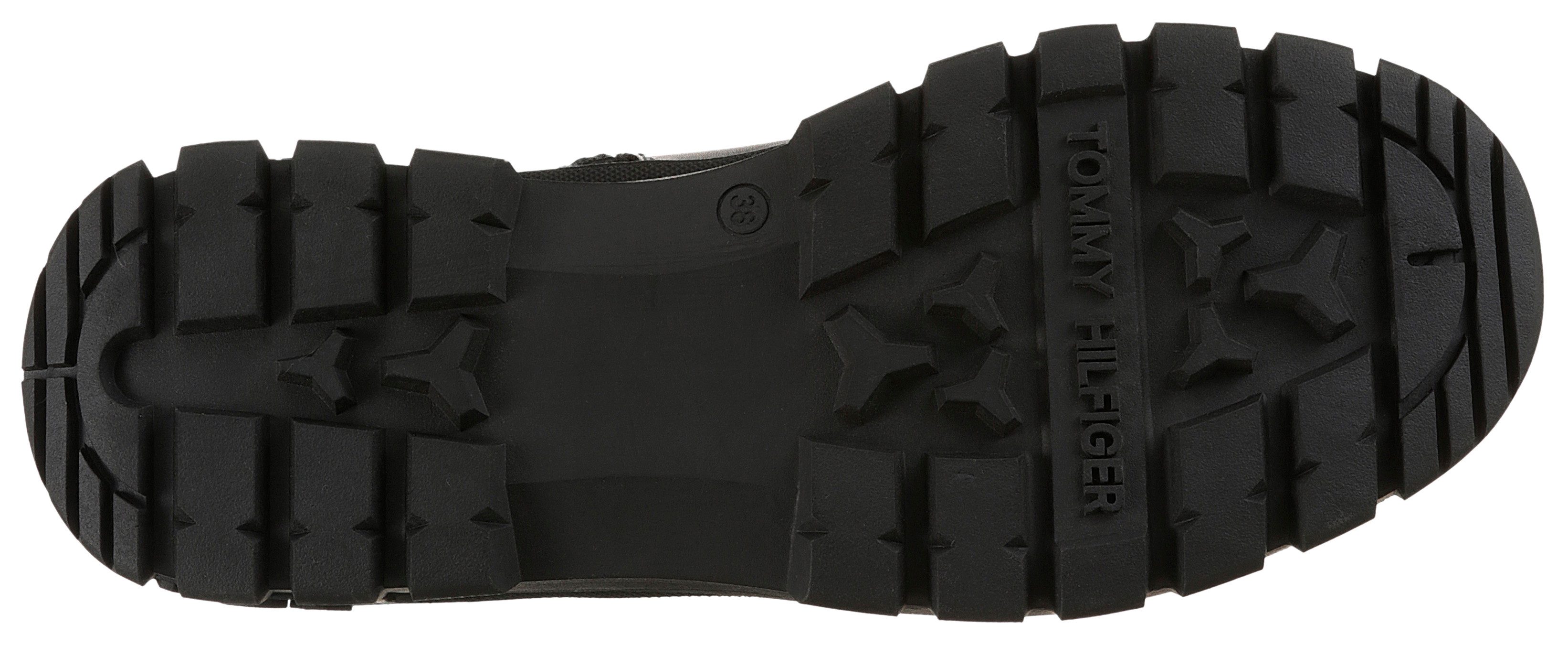 Tommy Hilfiger Chelseaboots Chunky Boots mit Innenreißverschluss