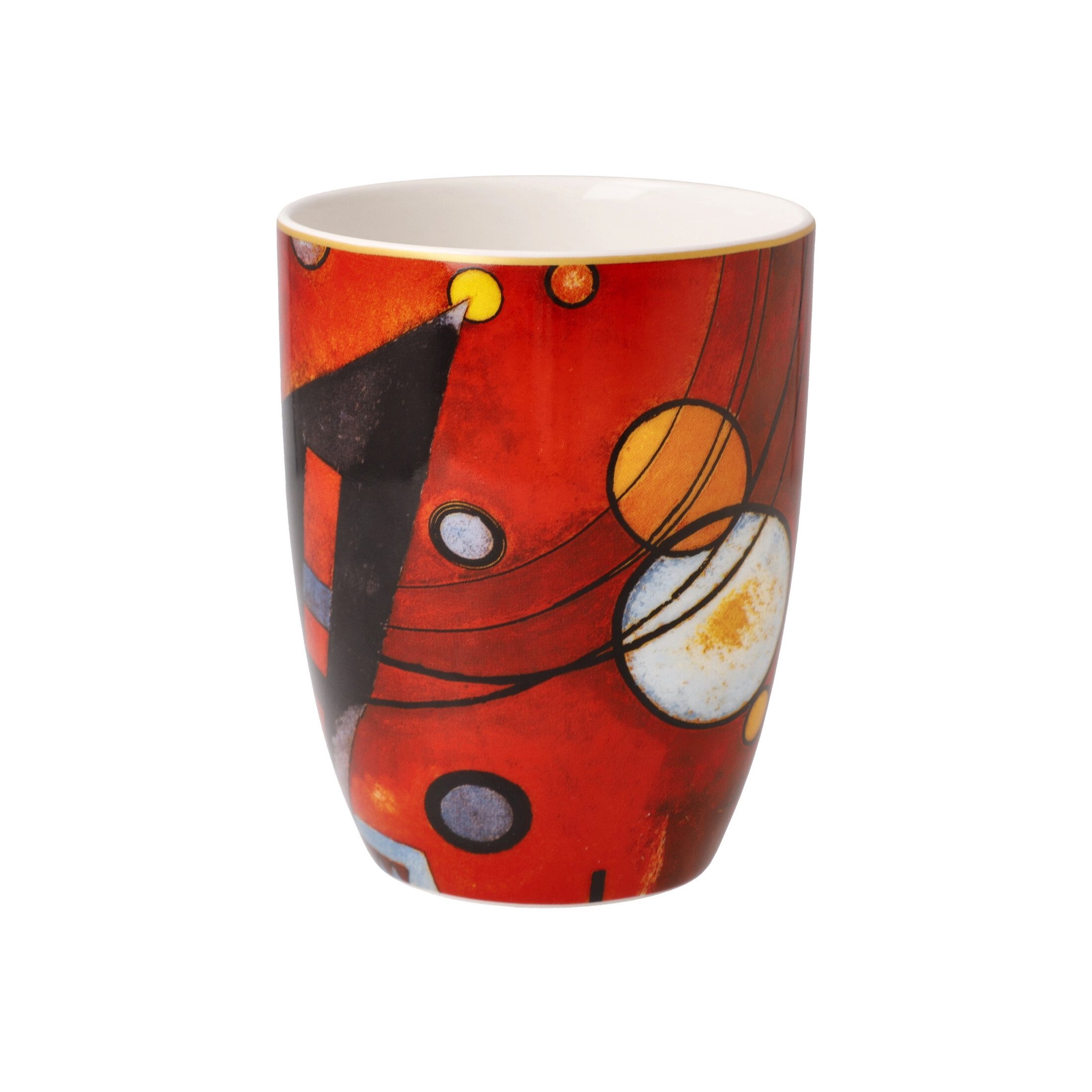 Goebel Tasse Artis Orbis, Porzellan, Spülmaschinengeeignet, Rot, Schweres Rot, H: 11cm