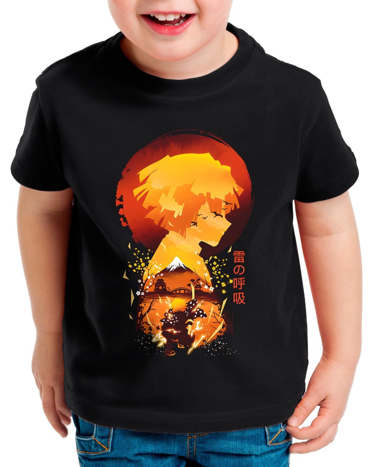 style3 Print-Shirt demon anime japan manga slayer