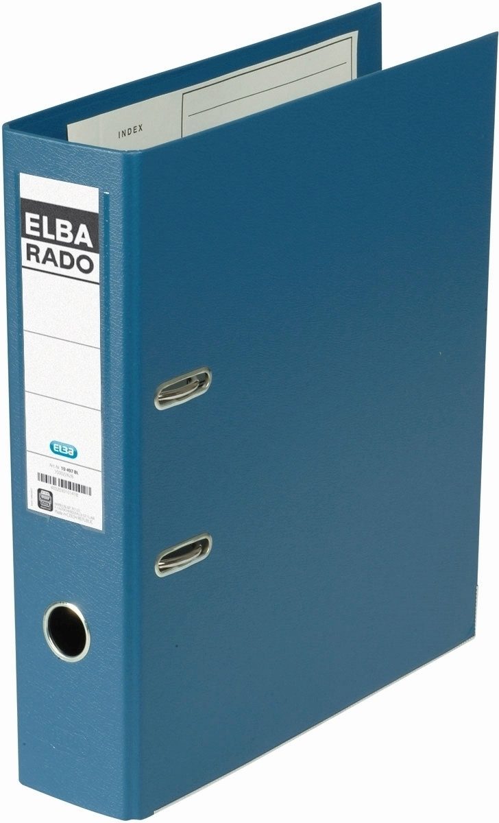 ELBA Aktenordner Папки с файлами rado Plast A4 PVC 80mm breit blau Packung mit 20 Stück