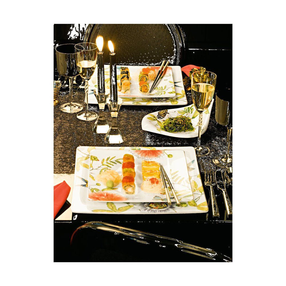 Villeroy & Boch Speiseteller Speiseteller 27x27 cm Amazonia, (1 St), Speiseteller, 27,40cm, Premium Bone Porcelain, mehrfarbig – Bild 5 von 5
