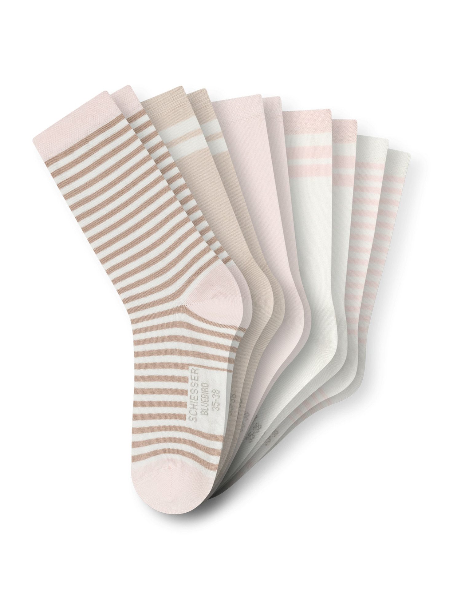 Schiesser Freizeitsocken Bluebird (5-Paar) spezielle Stay-freh-Ausrüstung für