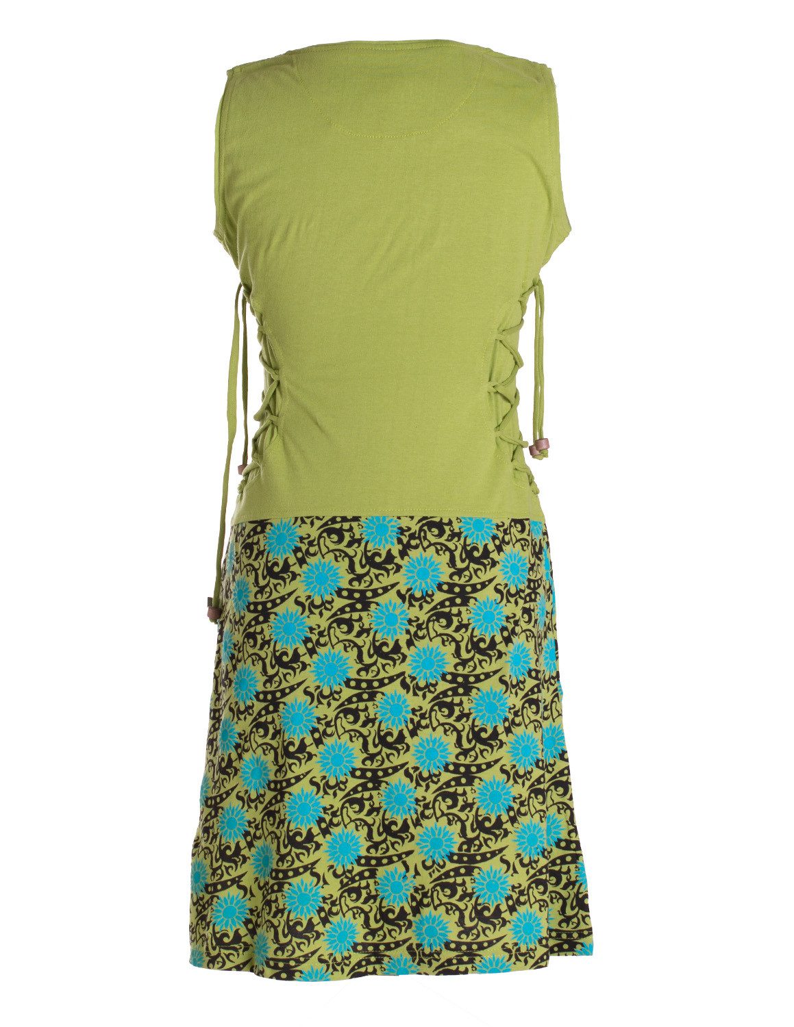 Vishes Minikleid Damen Sommerkleid armlos-es Blumen-Kleid günstig online kaufen