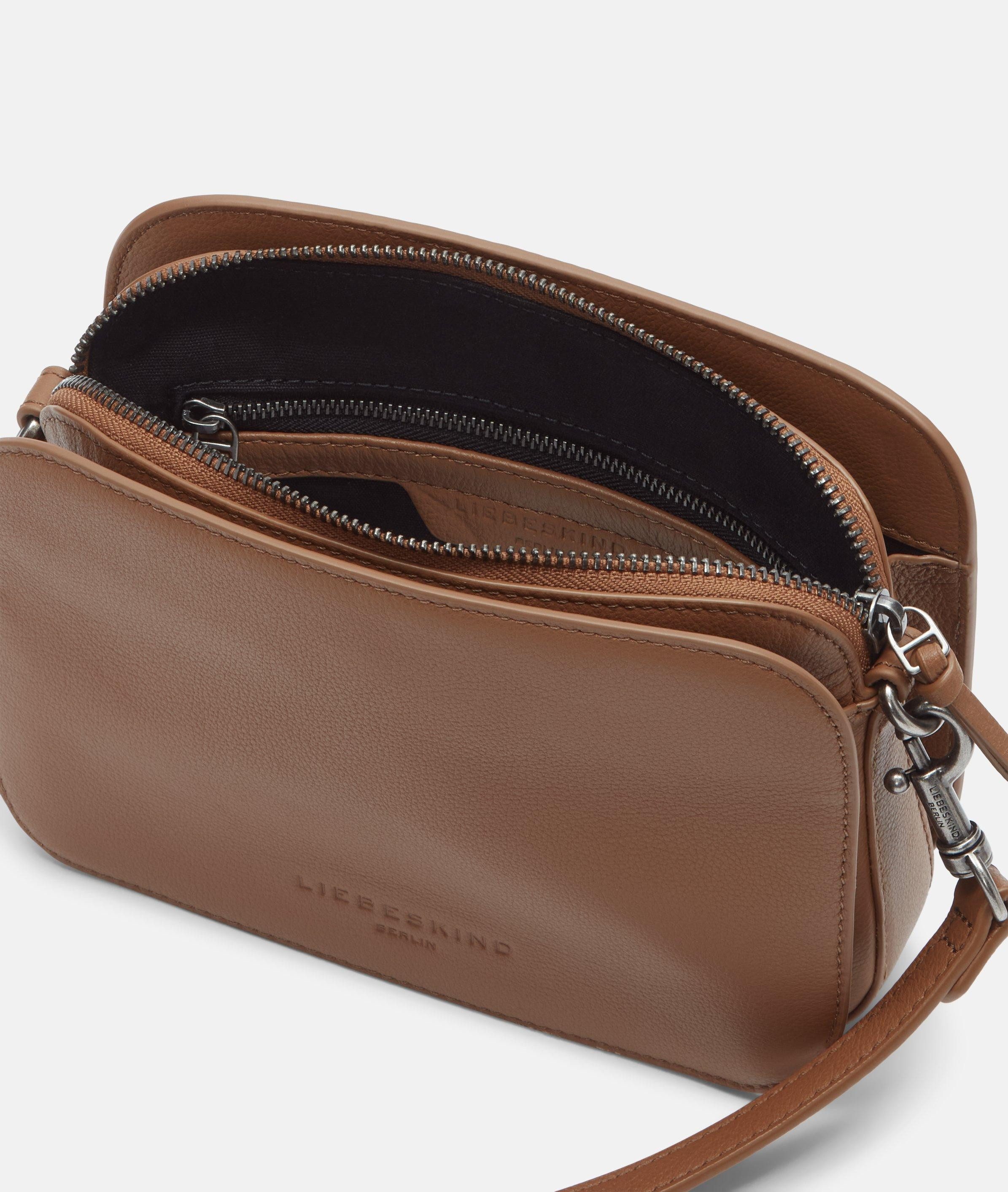 Liebeskind Berlin Umhängetasche Luka Crossbody S, Handliche Crossbody-Bag aus Rindsleder
