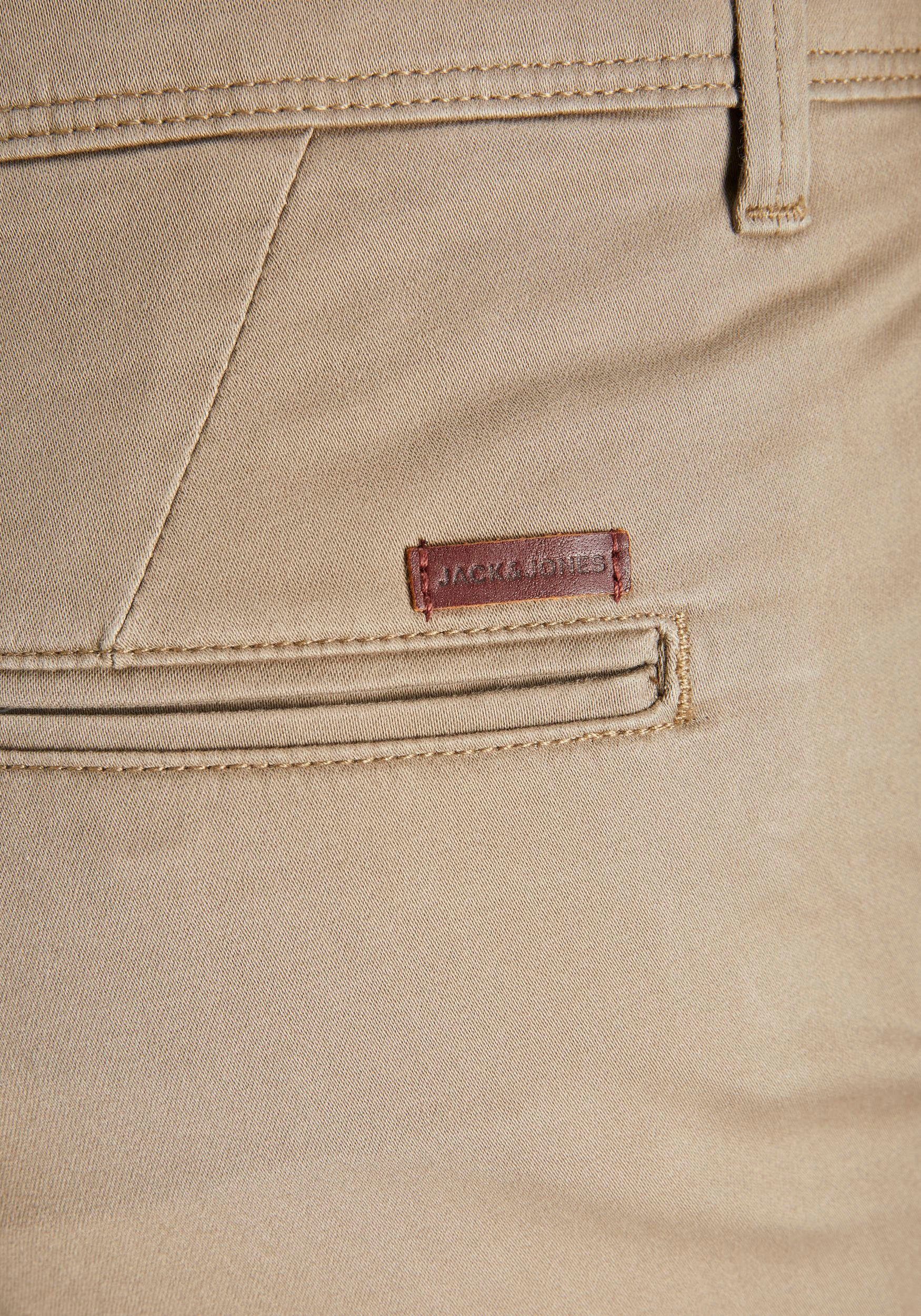 Jack & Jones Junior Chinos JPSTMARCO bequem, elastisch, pflegeleicht unifarben, modisch, slim fit, Web