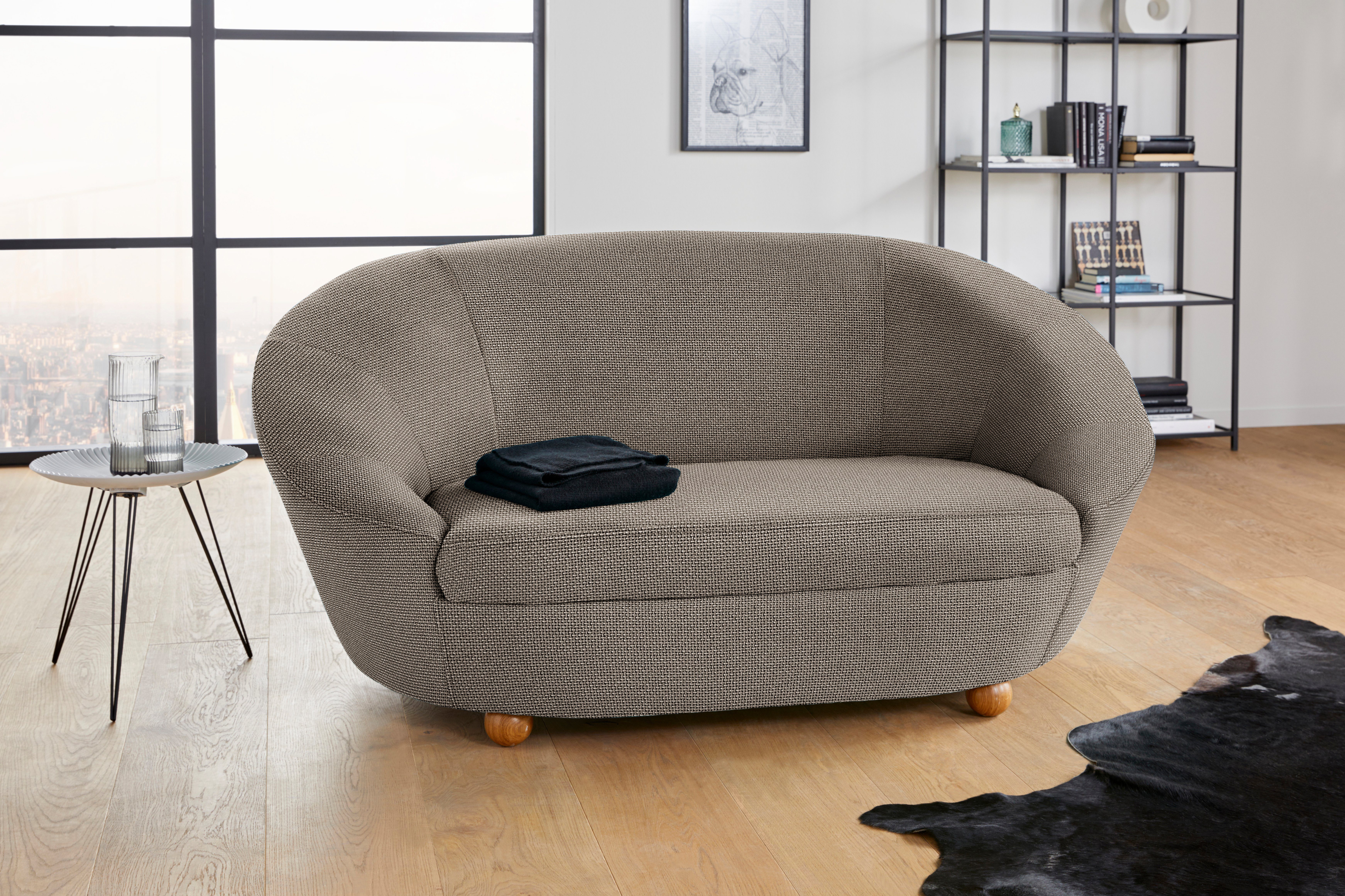 LOOKS by Wolfgang Joop Sofa LooksIV, Rundsofa, in vielen frischen Farben wählbar