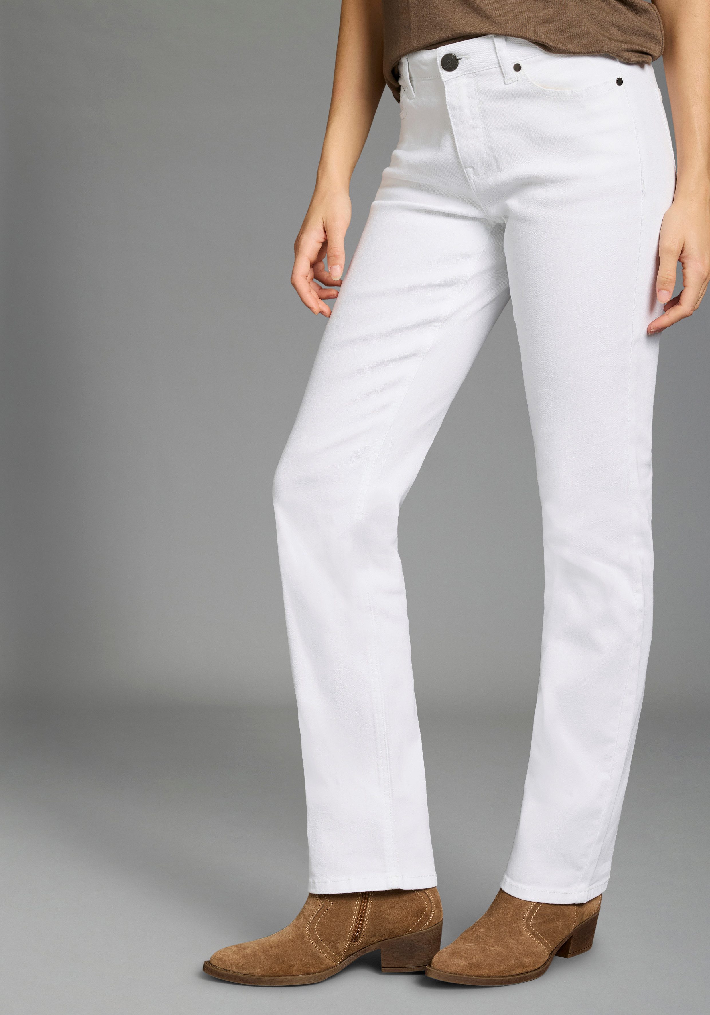 Arizona Gerade Jeans gerade geschnitten, normale Passform, hohe Leibhöhe