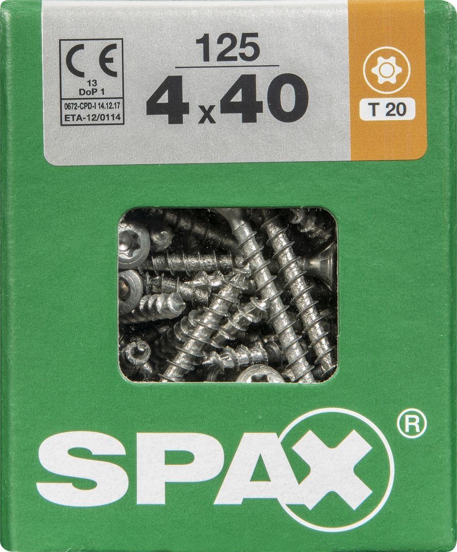 SPAX Holzbauschraube Spax Universalschrauben 4.0 x 40 mm TX 20