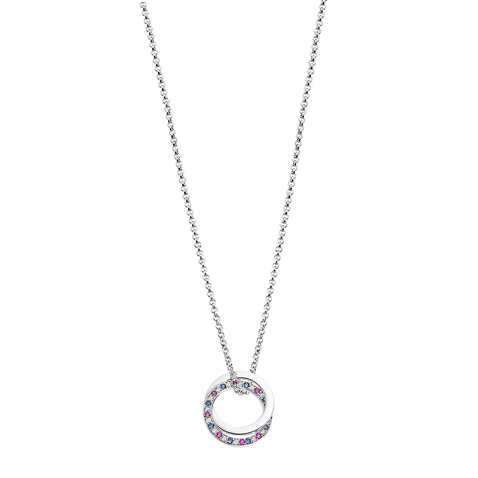 Silberkette LOTUS Silver Halskette Kreis 925