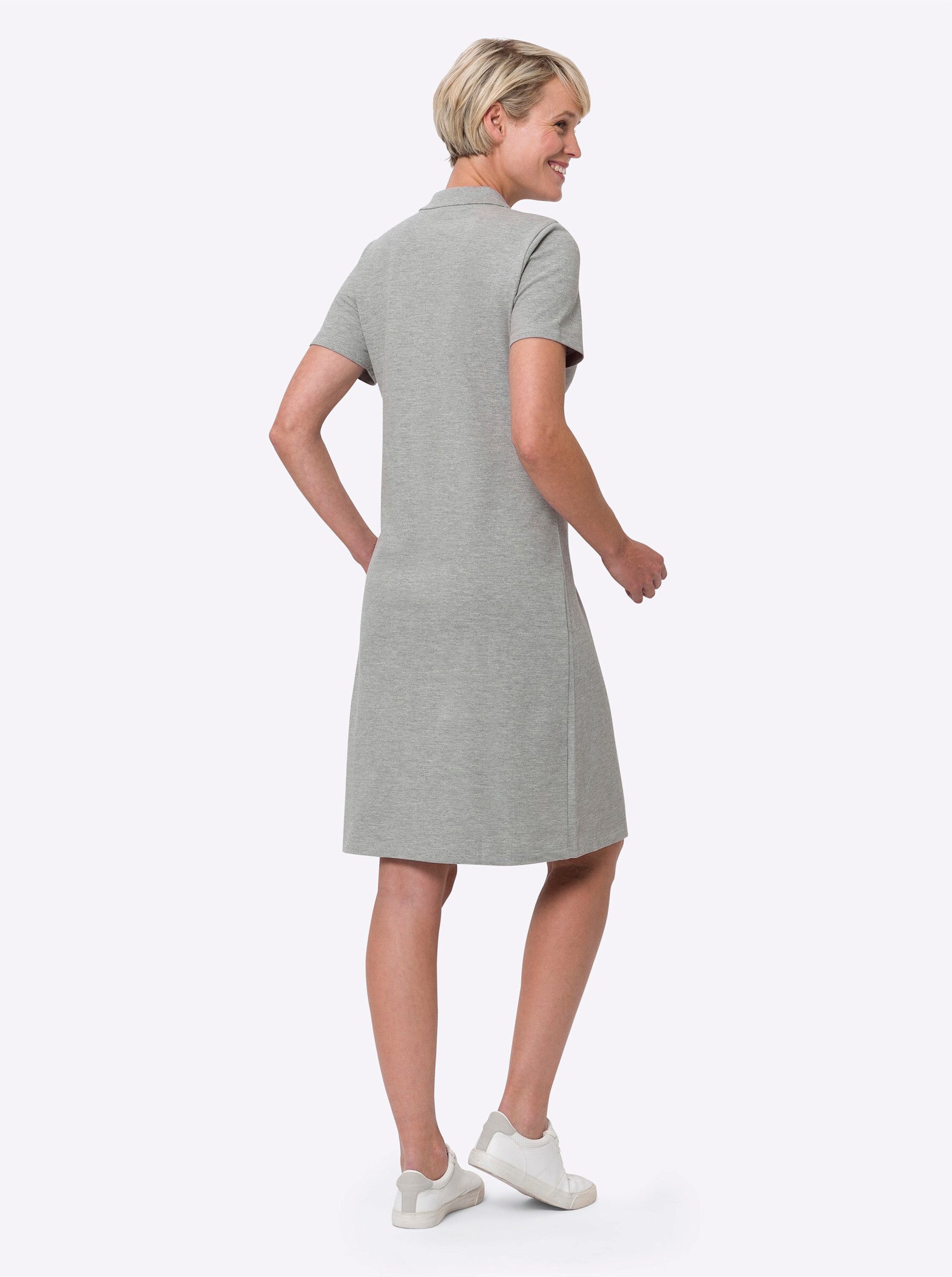 Sieh an! Etuikleid Polokleid .