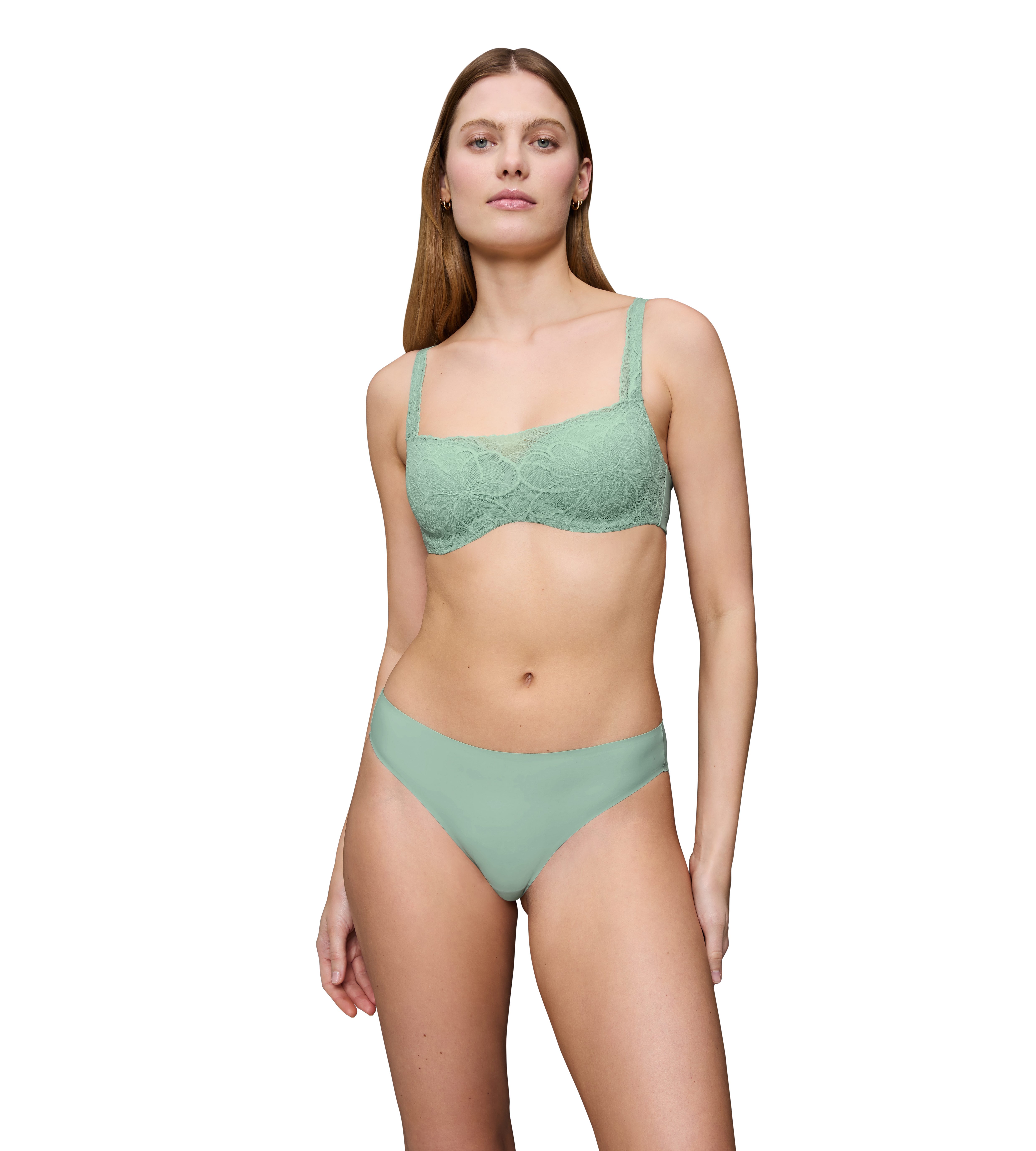 Triumph Balconette-BH Body Make-Up Illusion Lace feine feminine Stretch-Spitze, Microfaser, verstellbare Träger – Bild 4 von 5