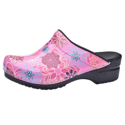 Sanita Original-Inalo Open Clog Fuchsia Sandale