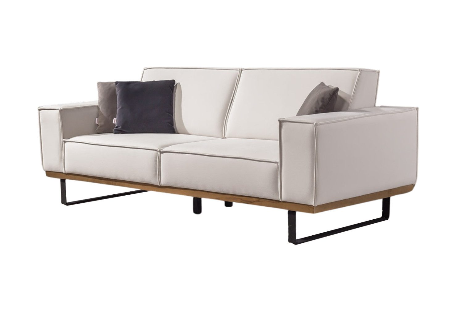 Villa Möbel Sofa Retry, 2-Sitzer 1 Teile, mit Relax-/Bettfunktion durch verstellbare Rückenlehne