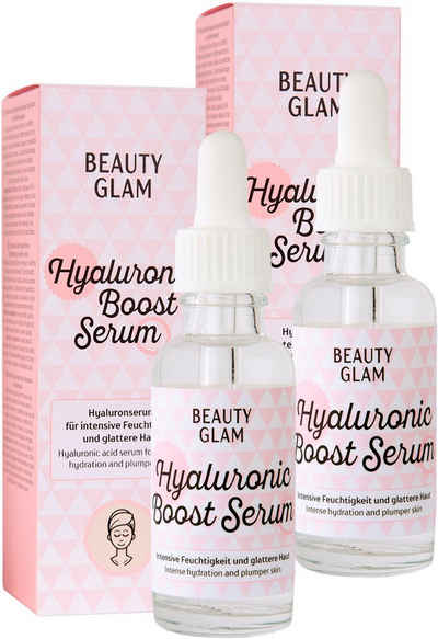 BEAUTY GLAM Gesichtspflege-Set Hyaluronic Boost Serum, 2-tlg.