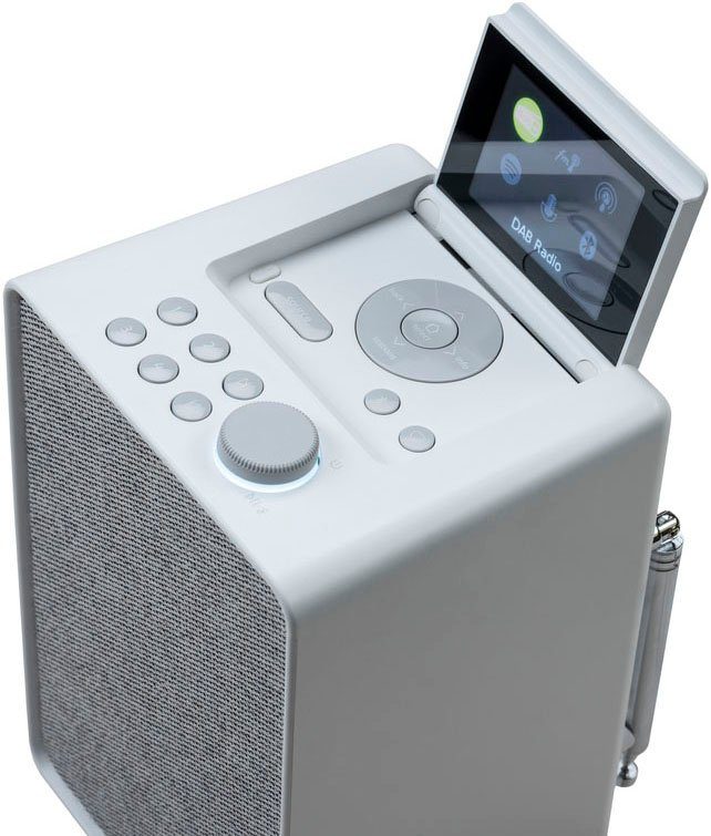 Evoke UKW Internetradio, Spot (DAB), RDS, W) mit White 20 (Digitalradio Digitalradio Cotton (DAB) Pure
