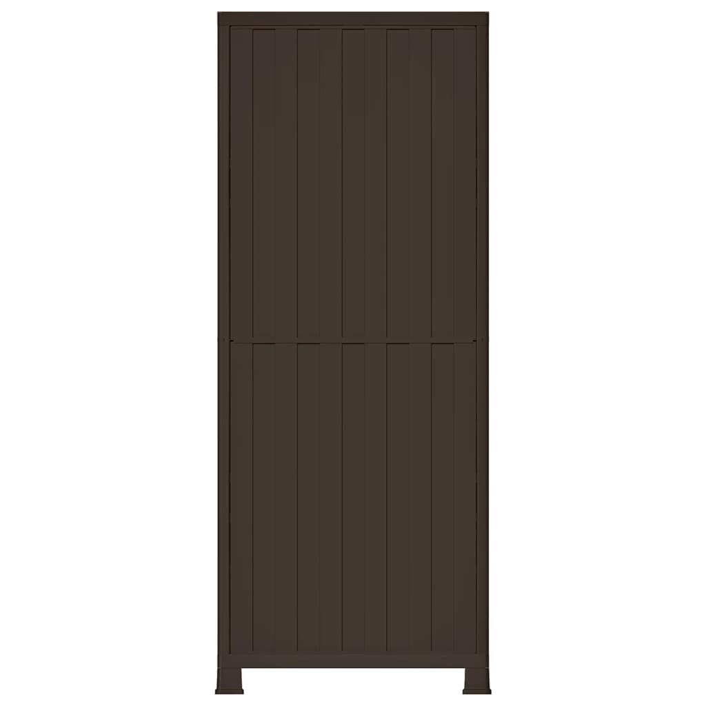 (1-St) 68x39x171,5 Kunststoffschrank cm Fächerschrank vidaXL