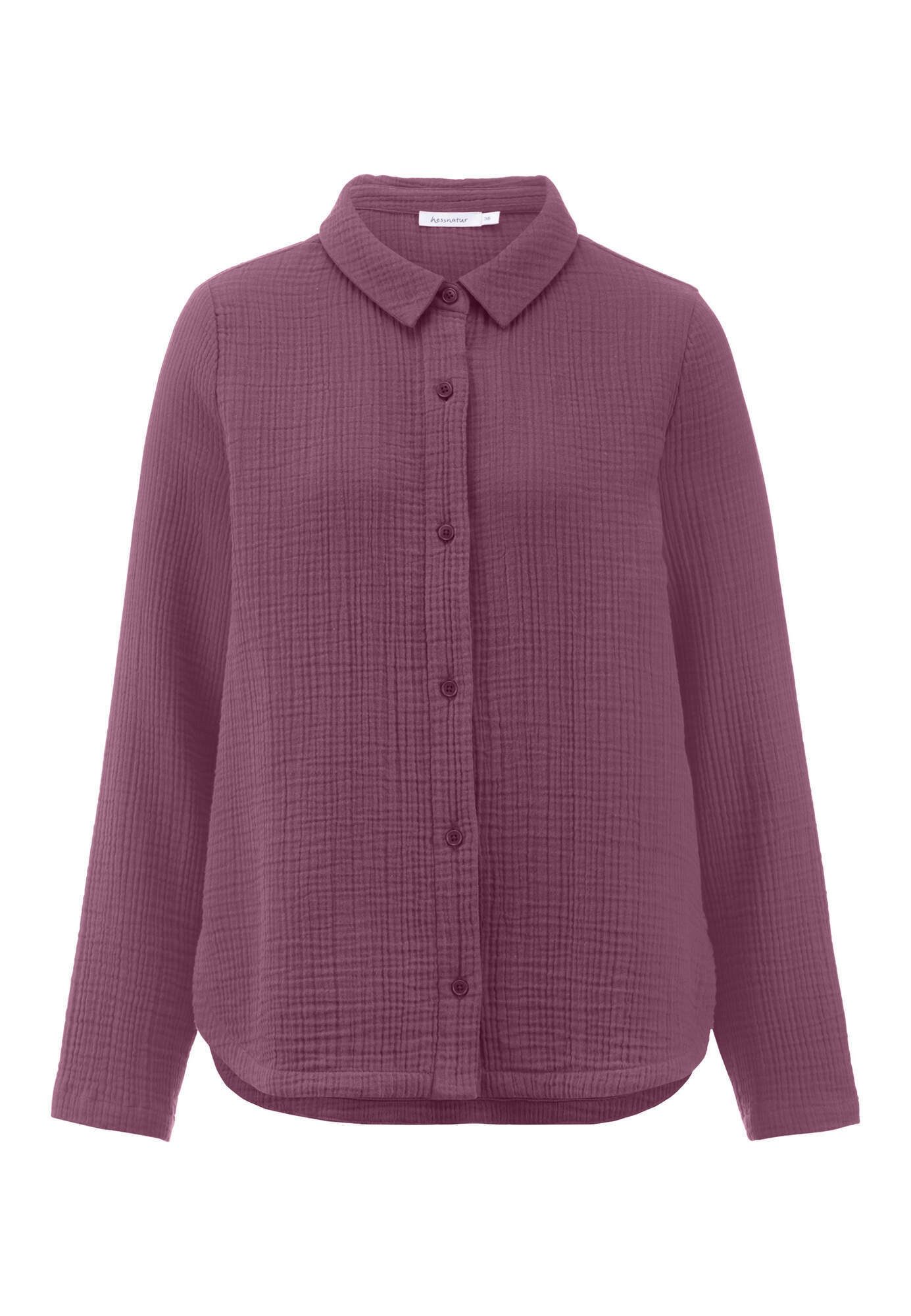 Hessnatur Pyjamaoberteil Musselin Relaxed PURE COMFORT aus reiner (1-tlg). Reduzierter Preis € 55,99. Unverbindliche Preisempfehlung € 99,99