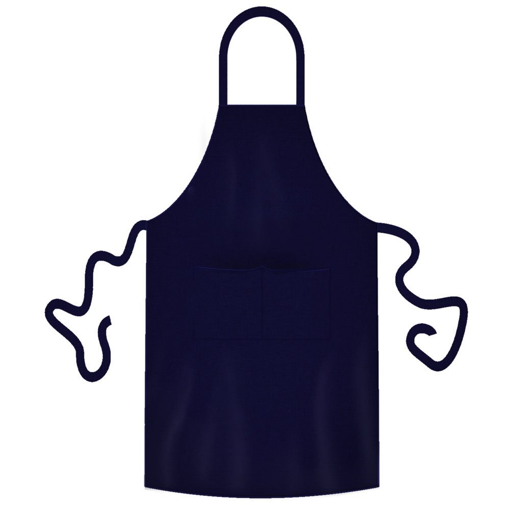 TE-Trend Grillschürze Kochschürze Schürze Küchenschürze 116cm Dunkelblau, ( günstig online kaufen