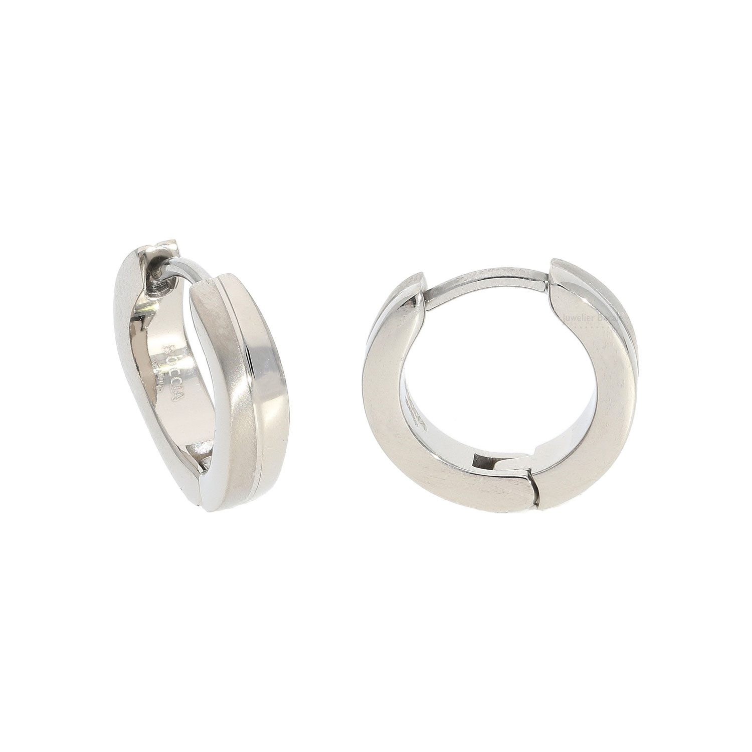 Boccia Paar Creolen Boccia Creolen 0563-01 Titan (kein Set, 2-tlg., inkl. edelm Schmucketui)