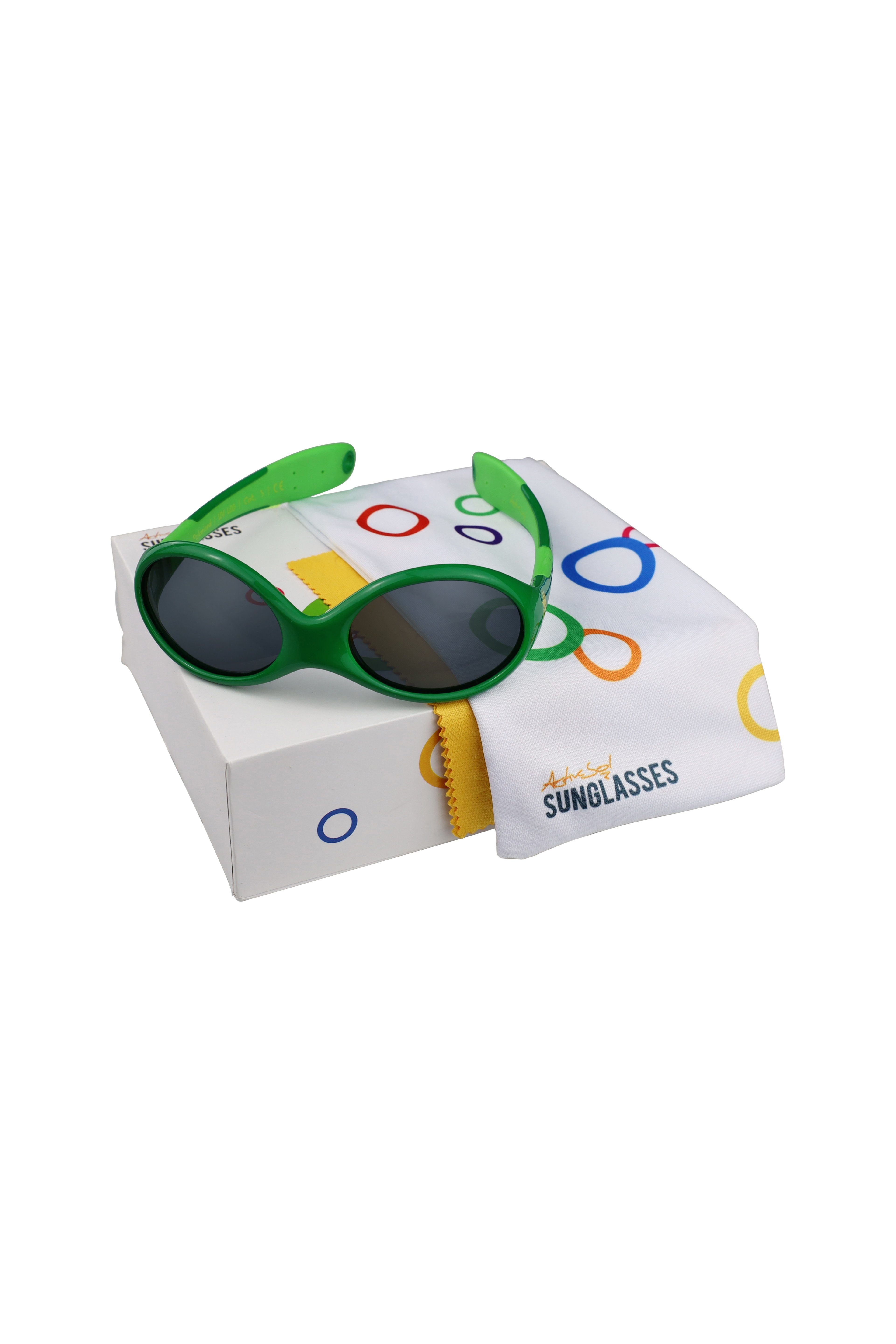 ActiveSol SUNGLASSES Sonnenbrille Baby & Jahre Jungen Flexibel Sonnenbrille, bunten mit 0-2 & Monster (in Unzerstörbar Farben & pfiffigen Mädchen, Motiven)