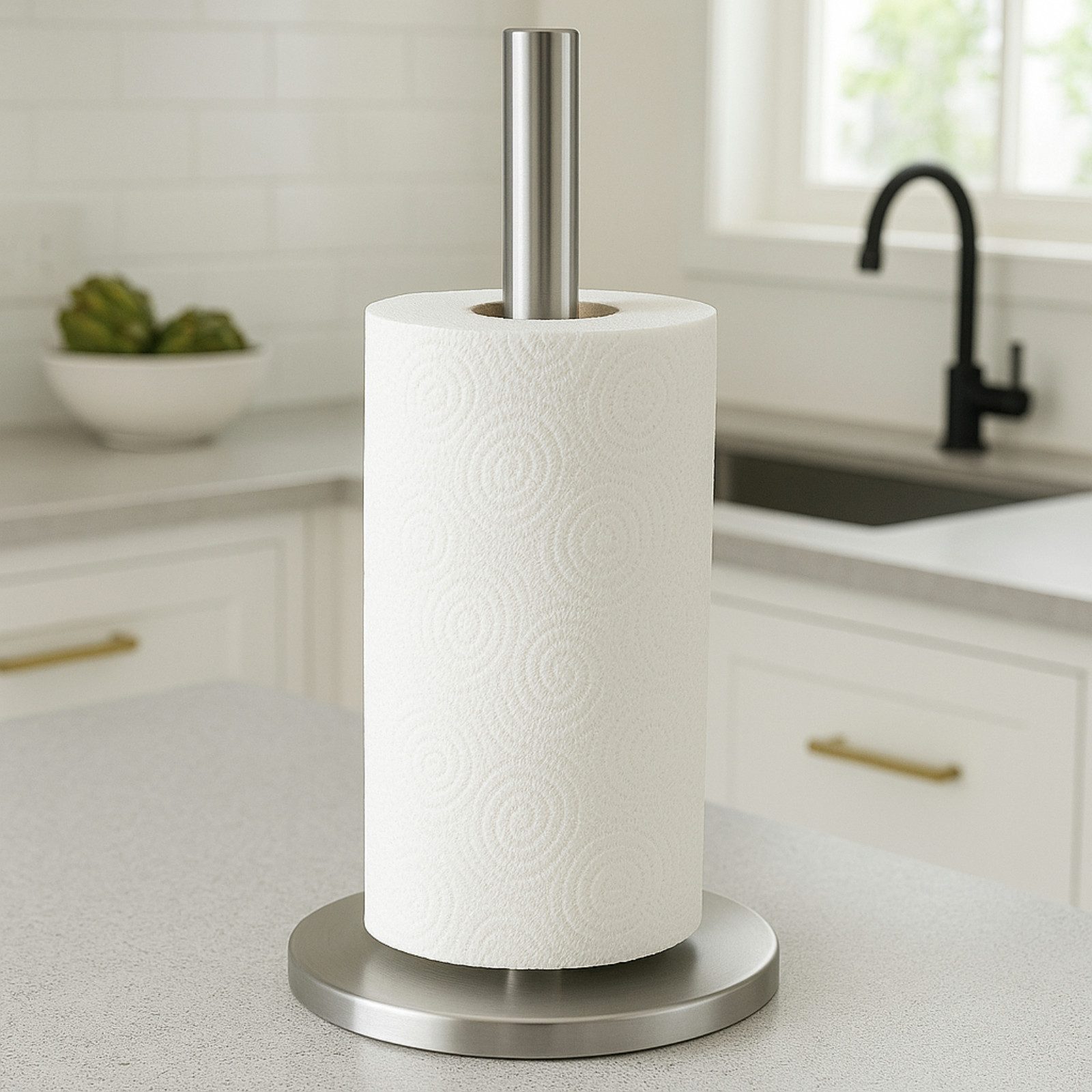 Koopman Küchenrollenhalter Papiertuchhalter Metallständer 32 cm günstig online kaufen