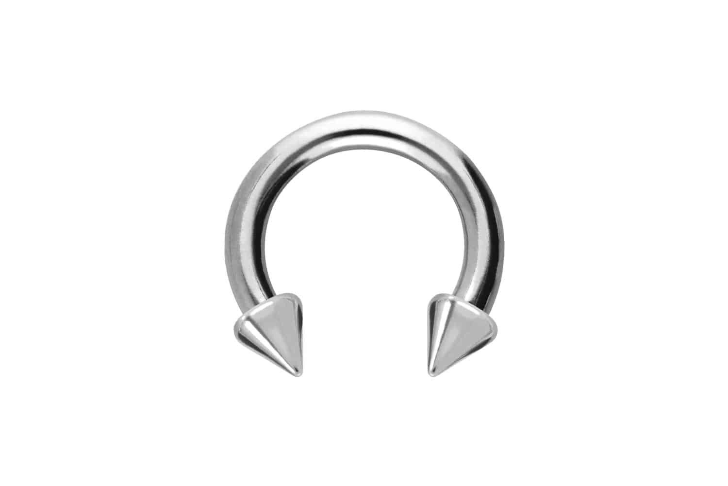 Nasenpiercing Chirurgenstahl Hufeisenring SPITZEN