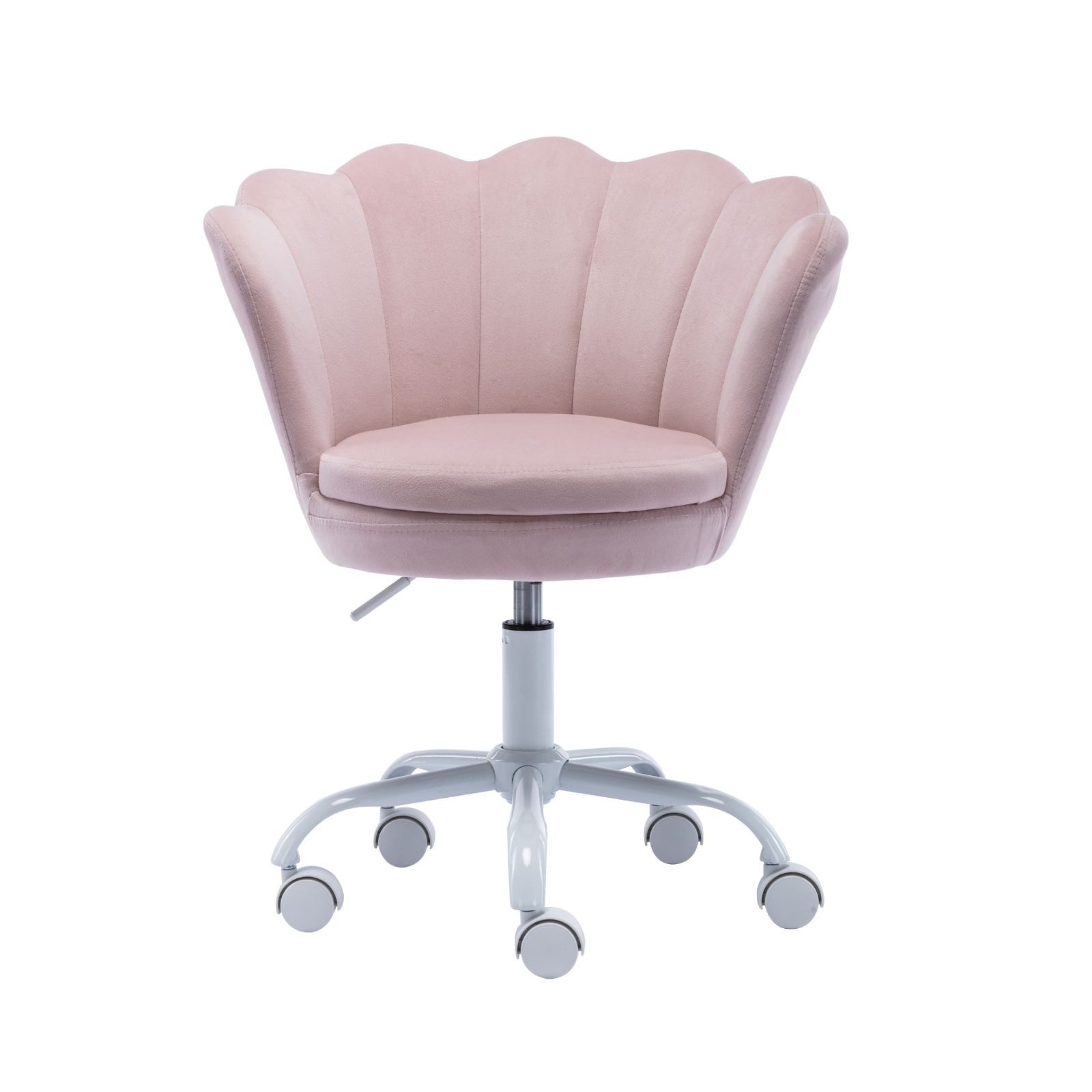 CHAIRUS Drehstuhl Höhenverstellbarer Samt-Drehstuhl mit Blütenblatt-Design für Kinder (1 St), Bürostuhl, Schreibtischstuhl, Polsterstuhl