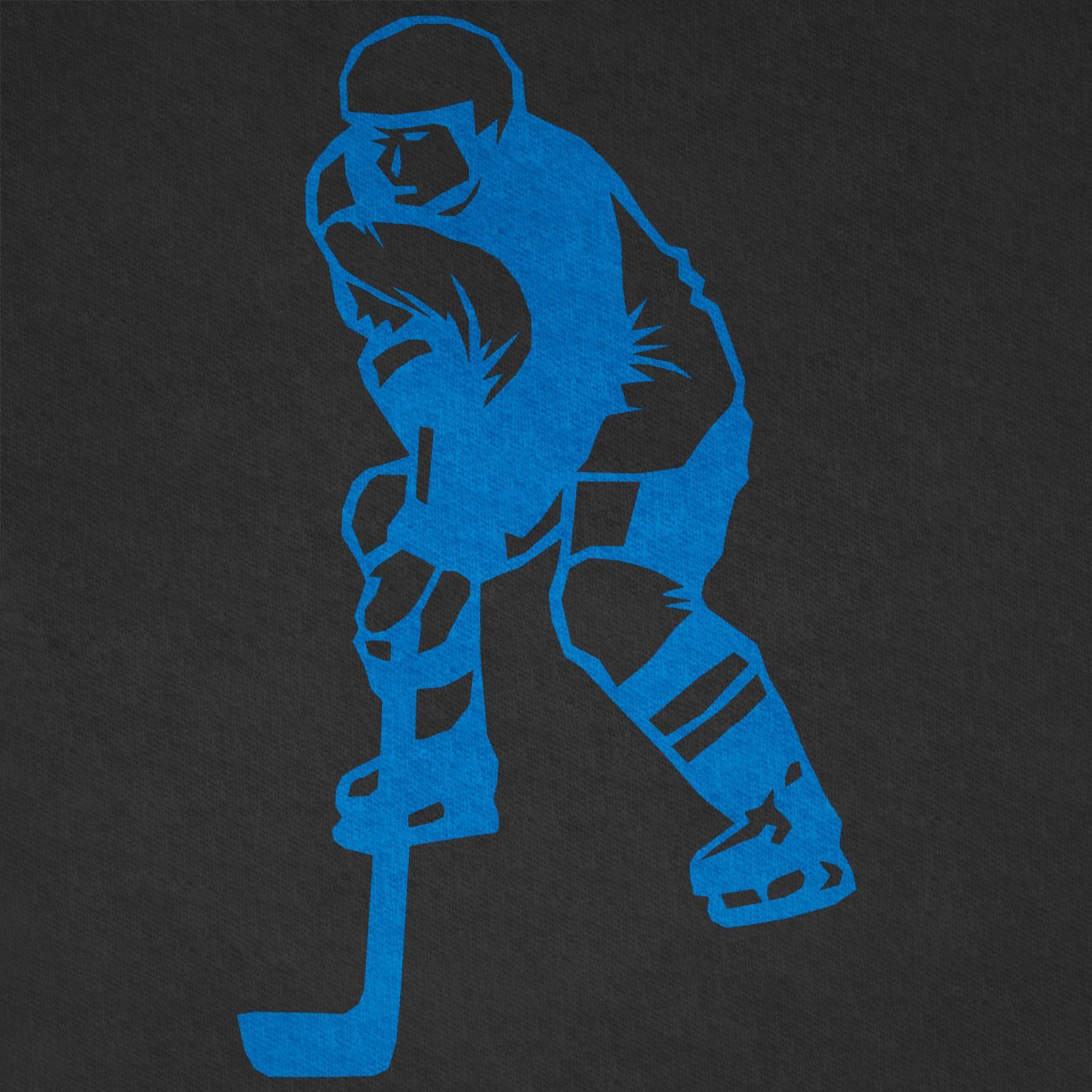 Shirtracer T-Shirt Eishockeyspieler blau (1-tlg) Kinder Sport Kleidung