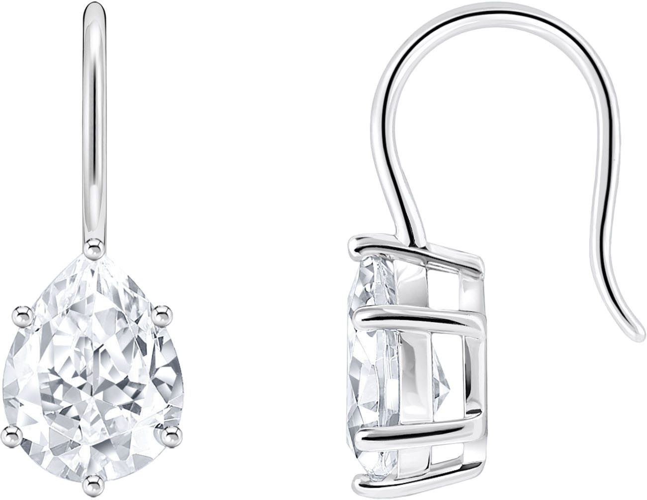 THOMAS SABO Paar Ohrhänger mit großem Zirkoniatropfen, mit Zirkonia (synth)