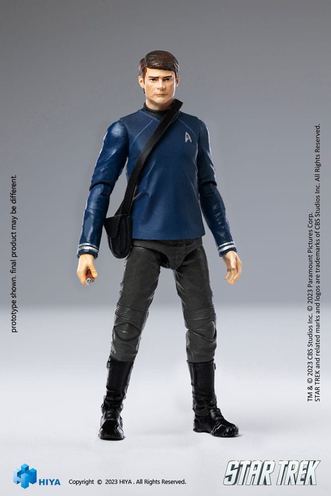 Hiya Toys Actionfigur Star Trek Exquisite Mini Actionfigur 1/18 Star Trek 2009 McCoy10 cm