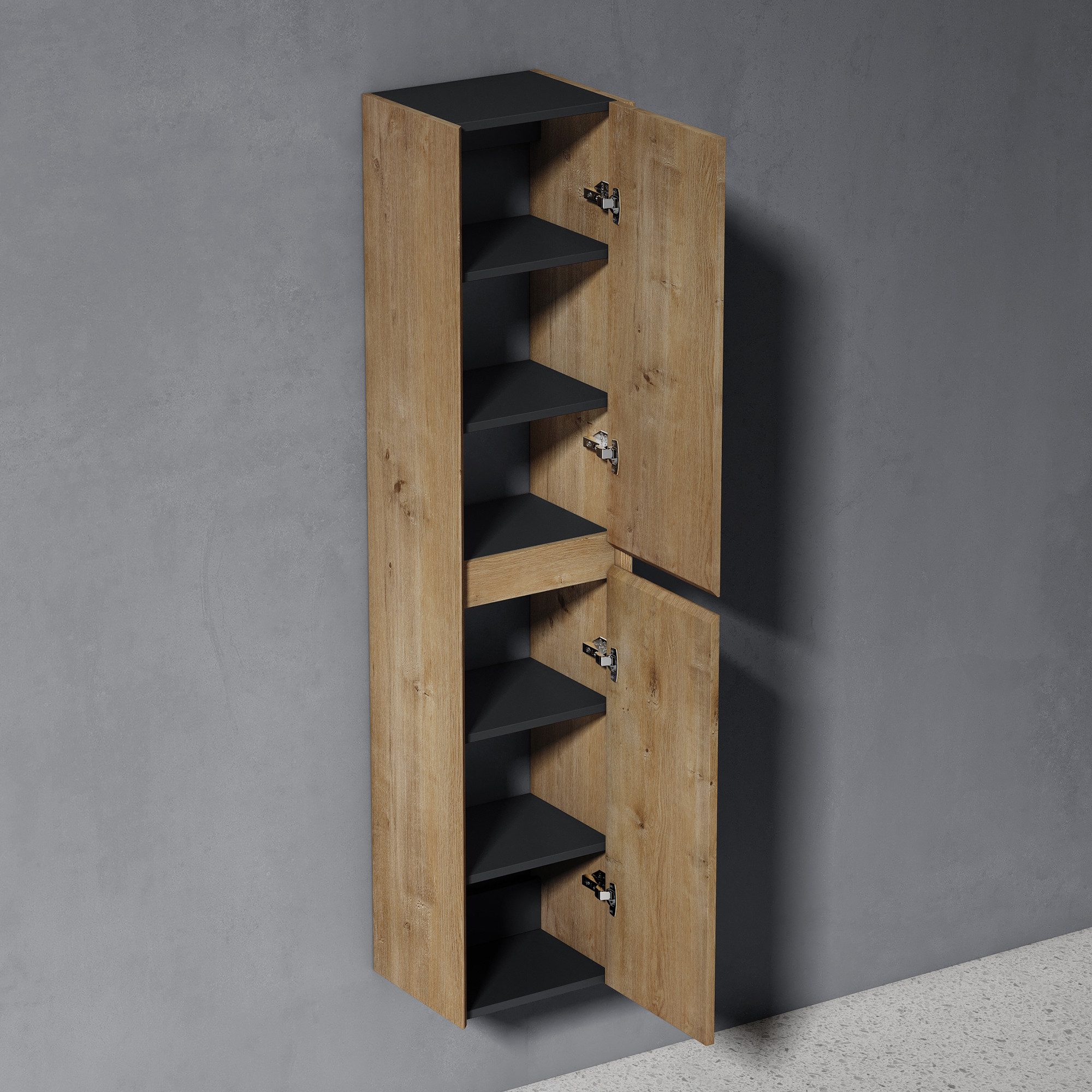 doporro Seitenschrank Badschrank Schmal Hochschrank Badezimmer Rimo günstig online kaufen