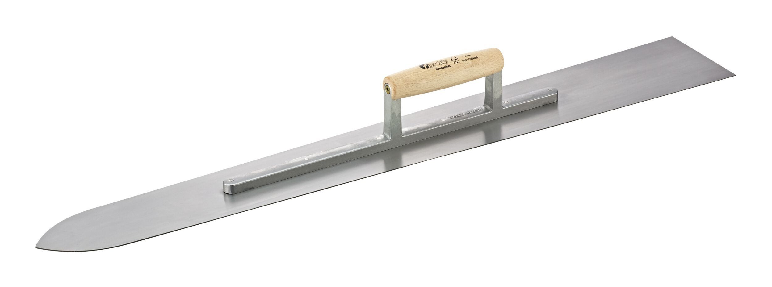 fortis Bodenlegerkelle 800 mm Steg lang Estrichglätter