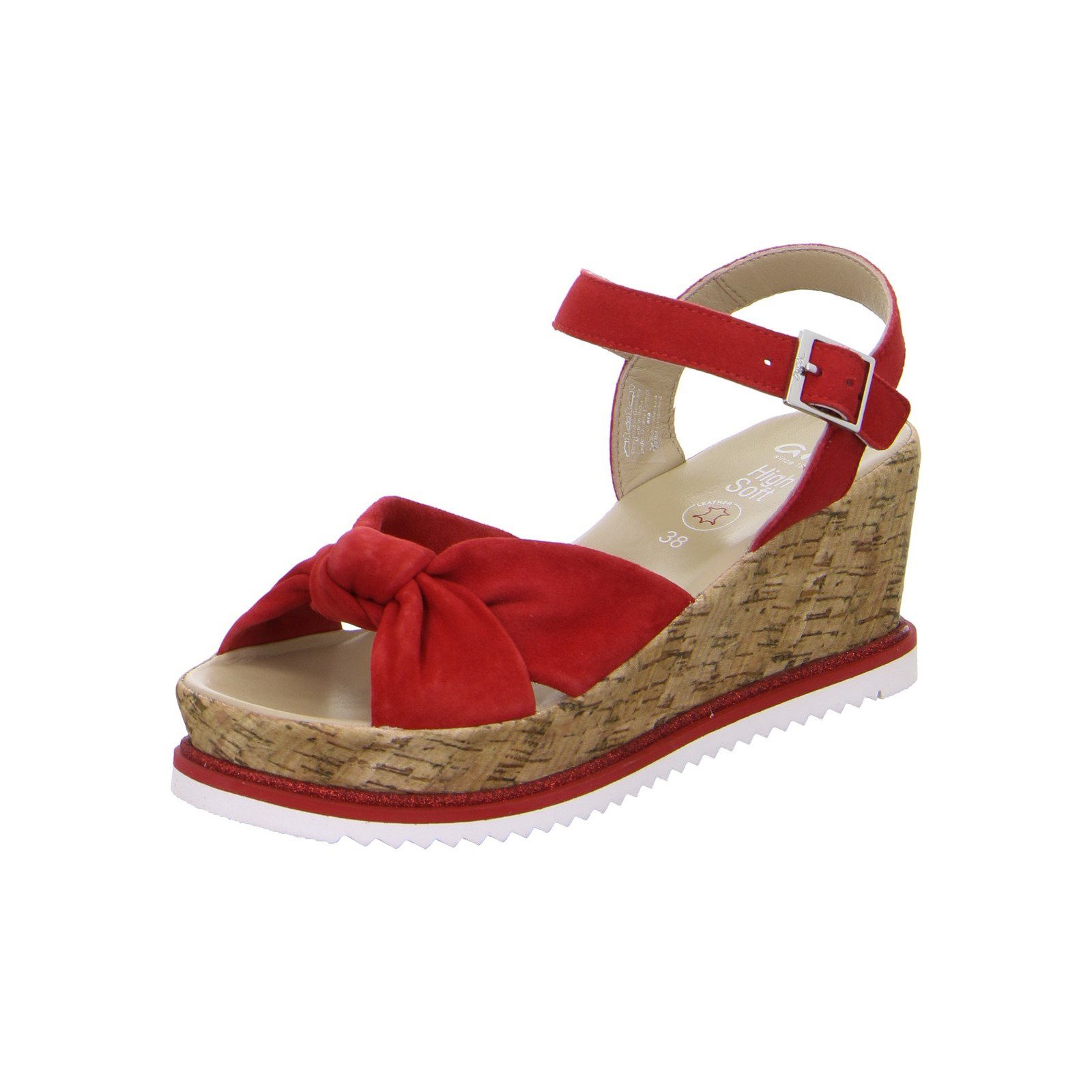 Ara Parma - Damen Schuhe Sandalette rot