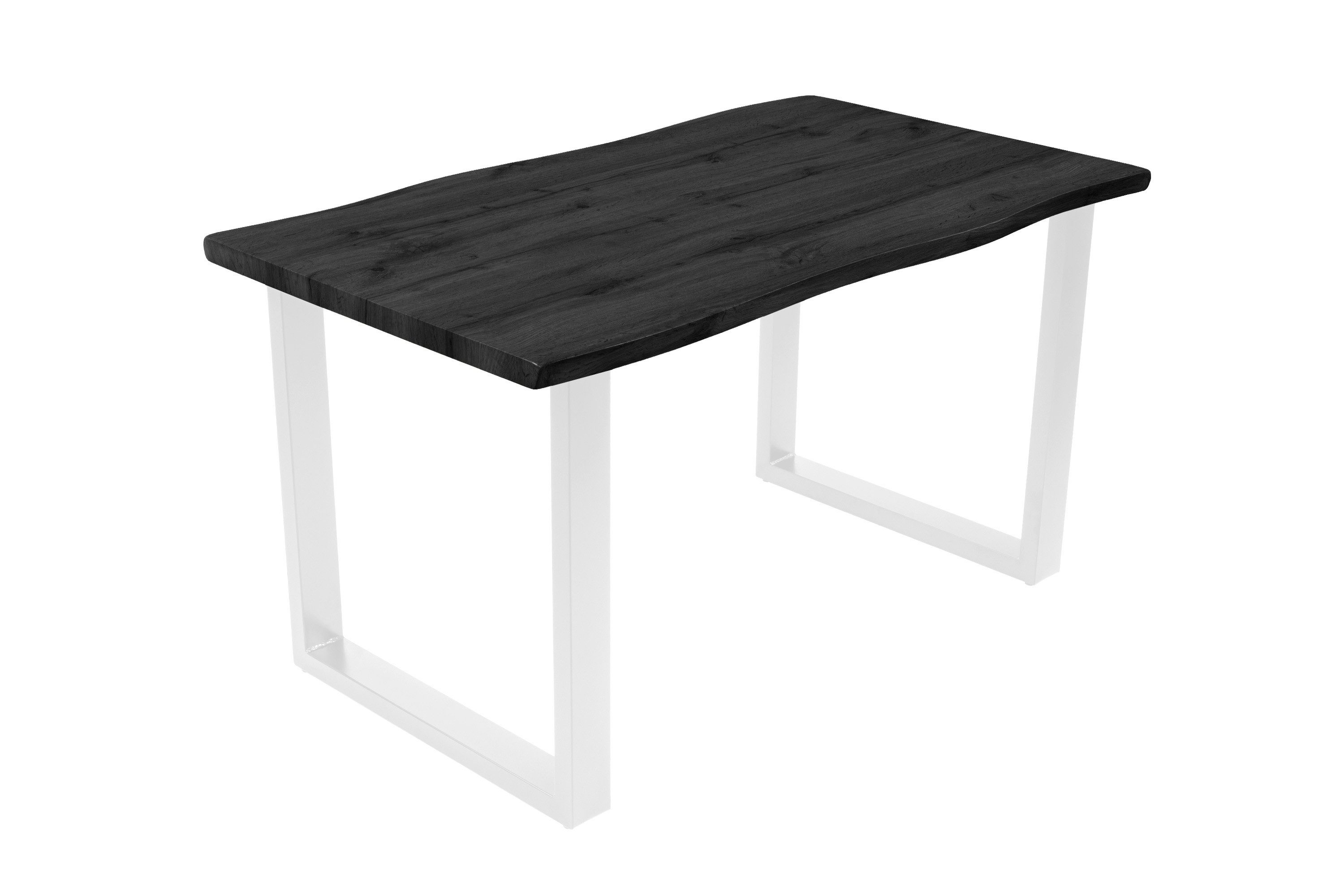 Loreno® Esstisch Josy, Holz Grau-Optik, Baumkante, günstig online kaufen