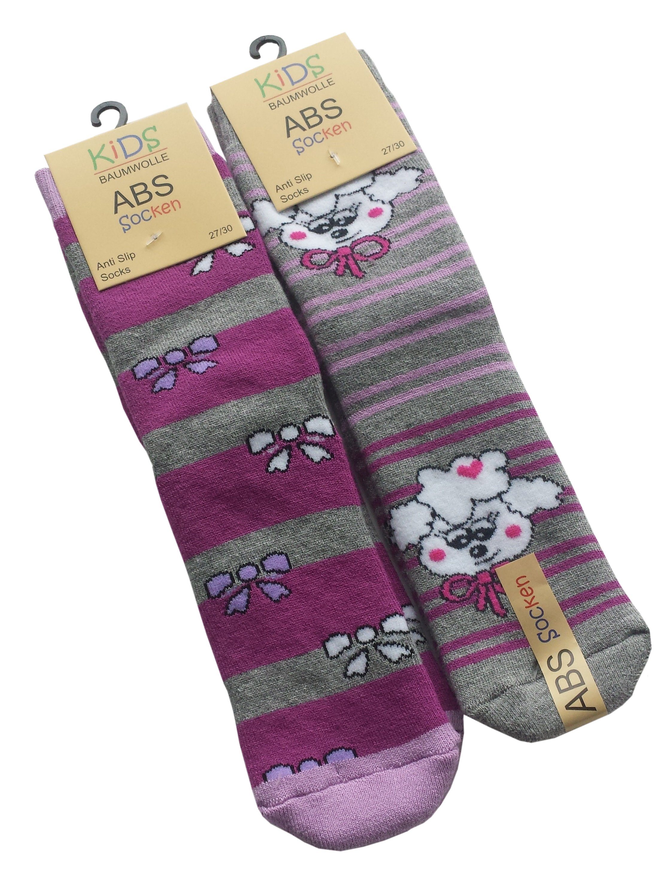 Yenita® Socken (2-Paar) mit ABS-Sohle