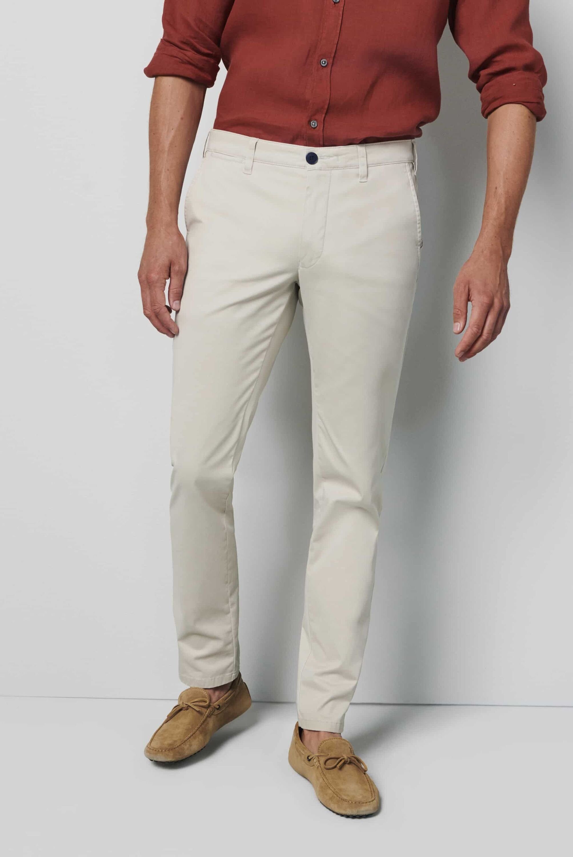 BEIGE Stretch-Anteil mit Chinohose MEYER