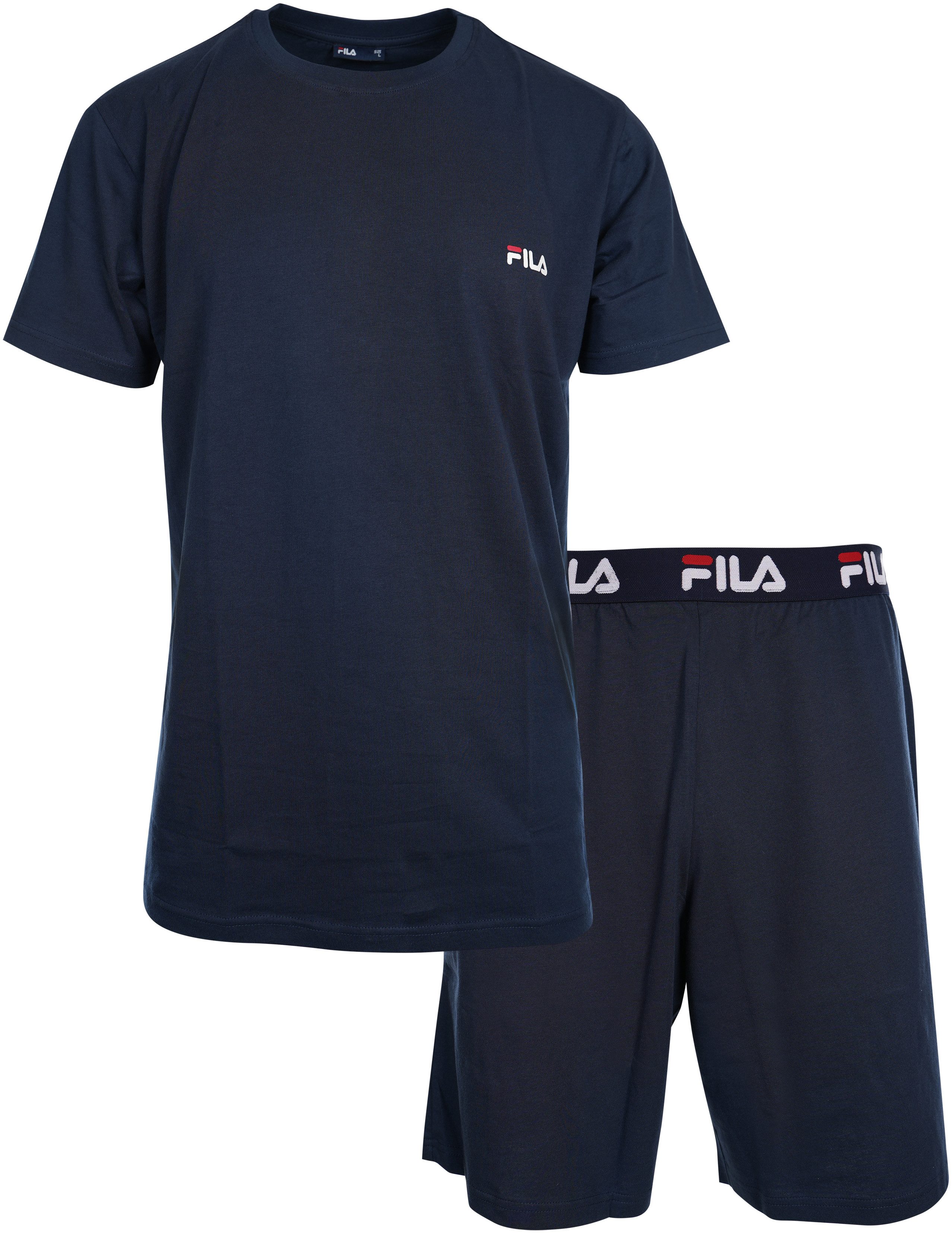 Fila Schlafanzug MAN JERSEY PYJAMAS (2 tlg) Hose mit elastischem Logobund u günstig online kaufen