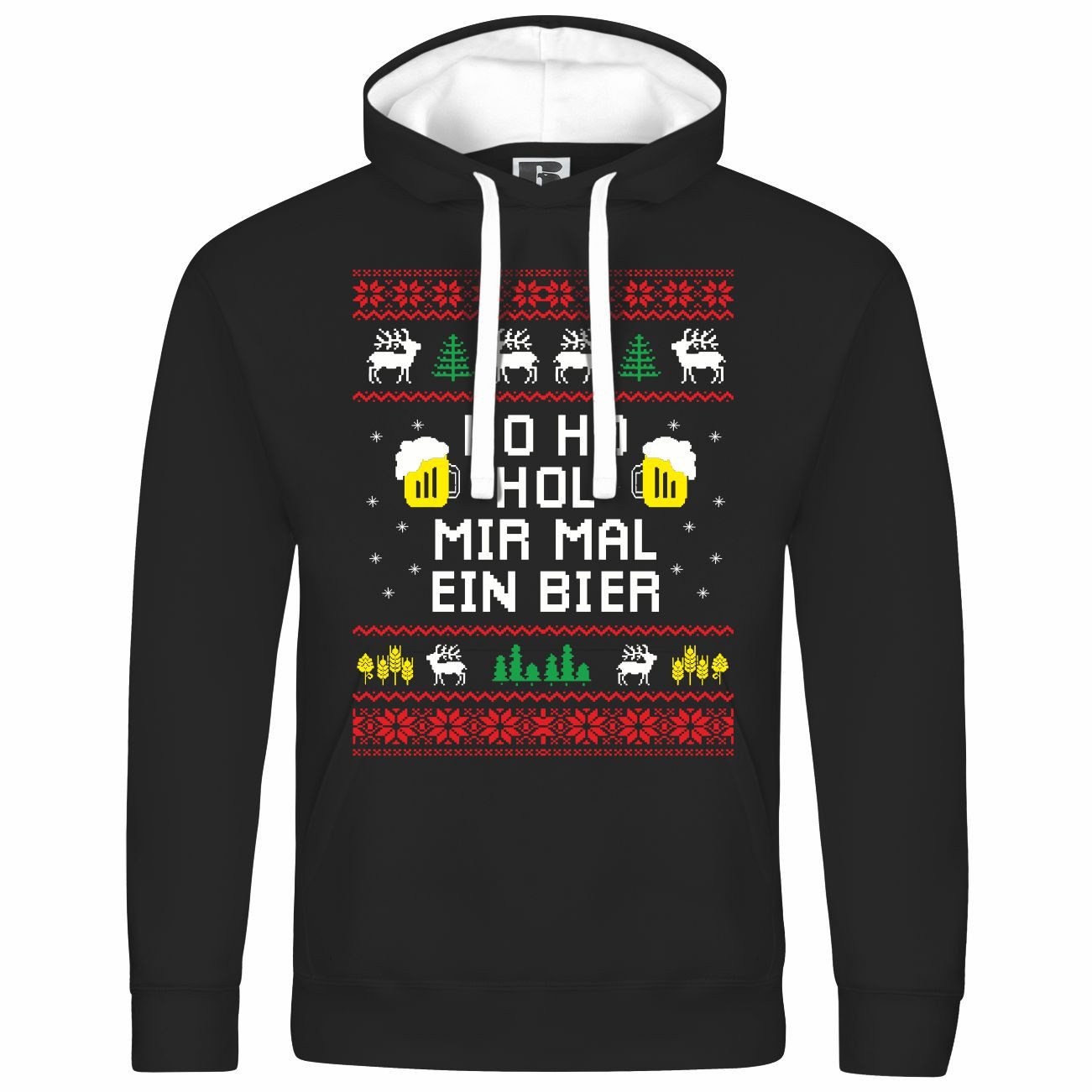 deinshirt Kapuzenpullover Herren Kapuzenpullover HO HO günstig online kaufen