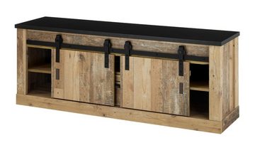 Furn.Design Lowboard Stove (TV Unterschrank, Breite 160 cm), mit Schiebetüren, Soft-Close
