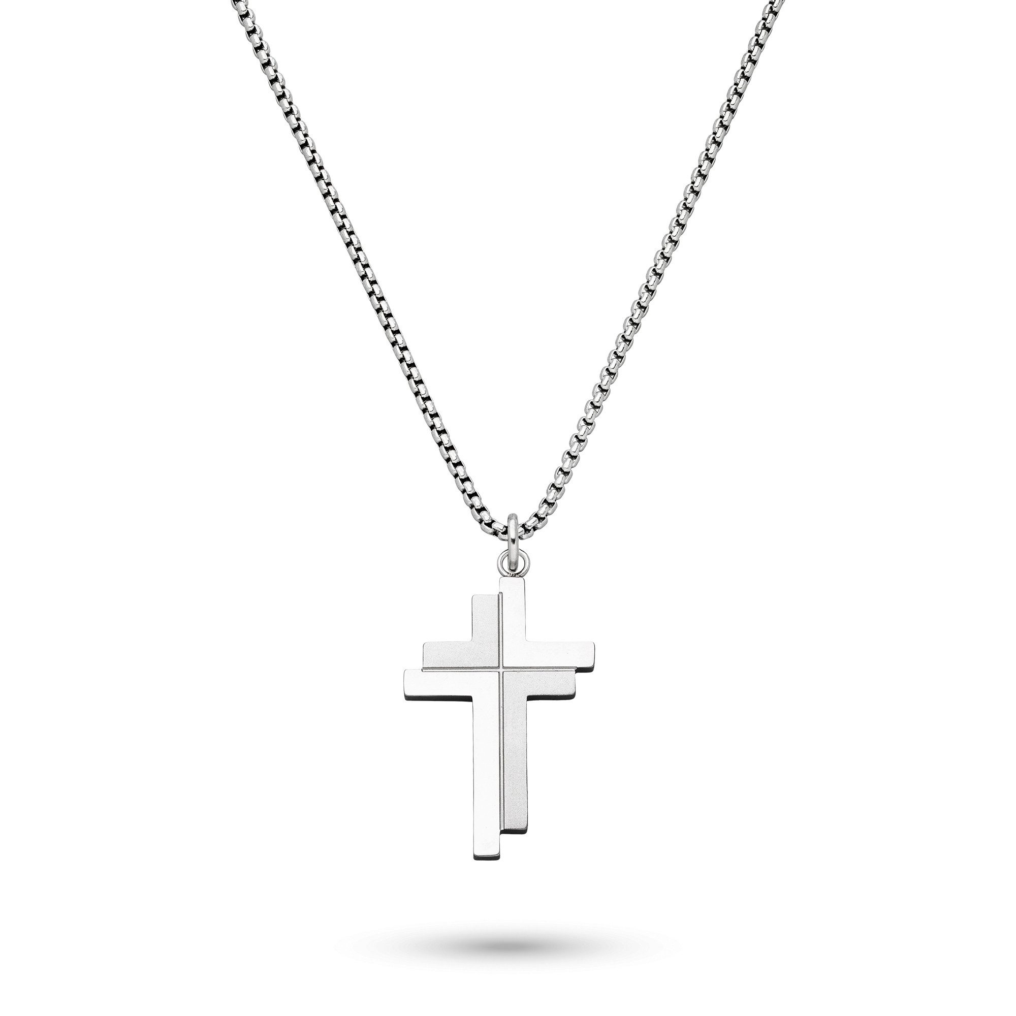 s.Oliver Kette ohne Anhänger Cross Edelstahl