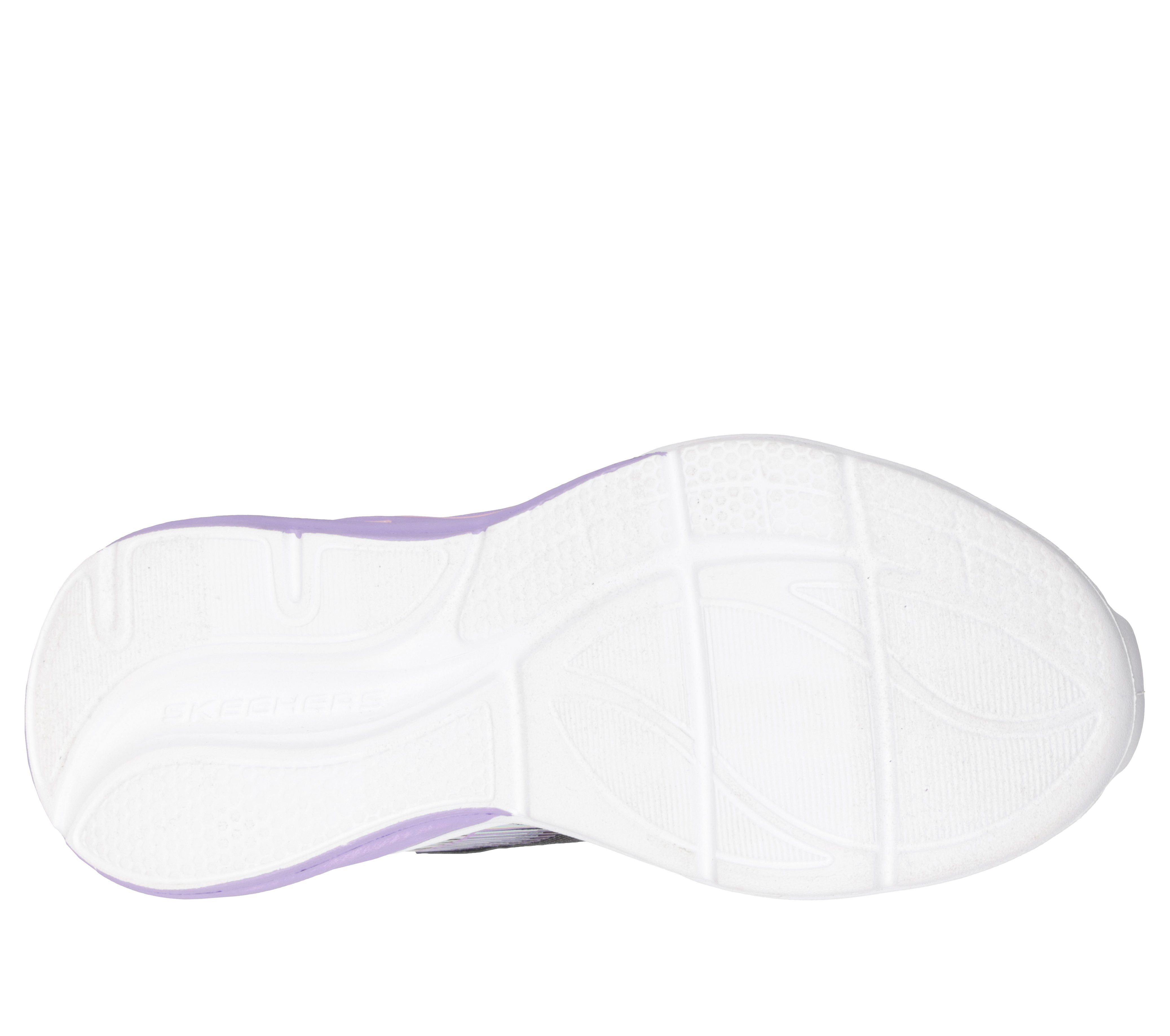 Skechers COSMIC GLOW LIGHTS Sneaker Sportschuh mit Klett, Größenschablone zum Download
