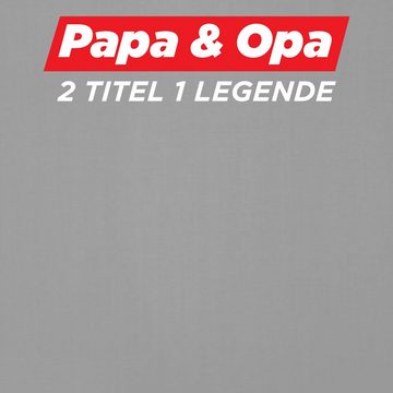 Quattro Formatee Kurzarmshirt Papa & Opa Legende - Papa Vatertag Vater Herren T-Shirt (1-tlg)