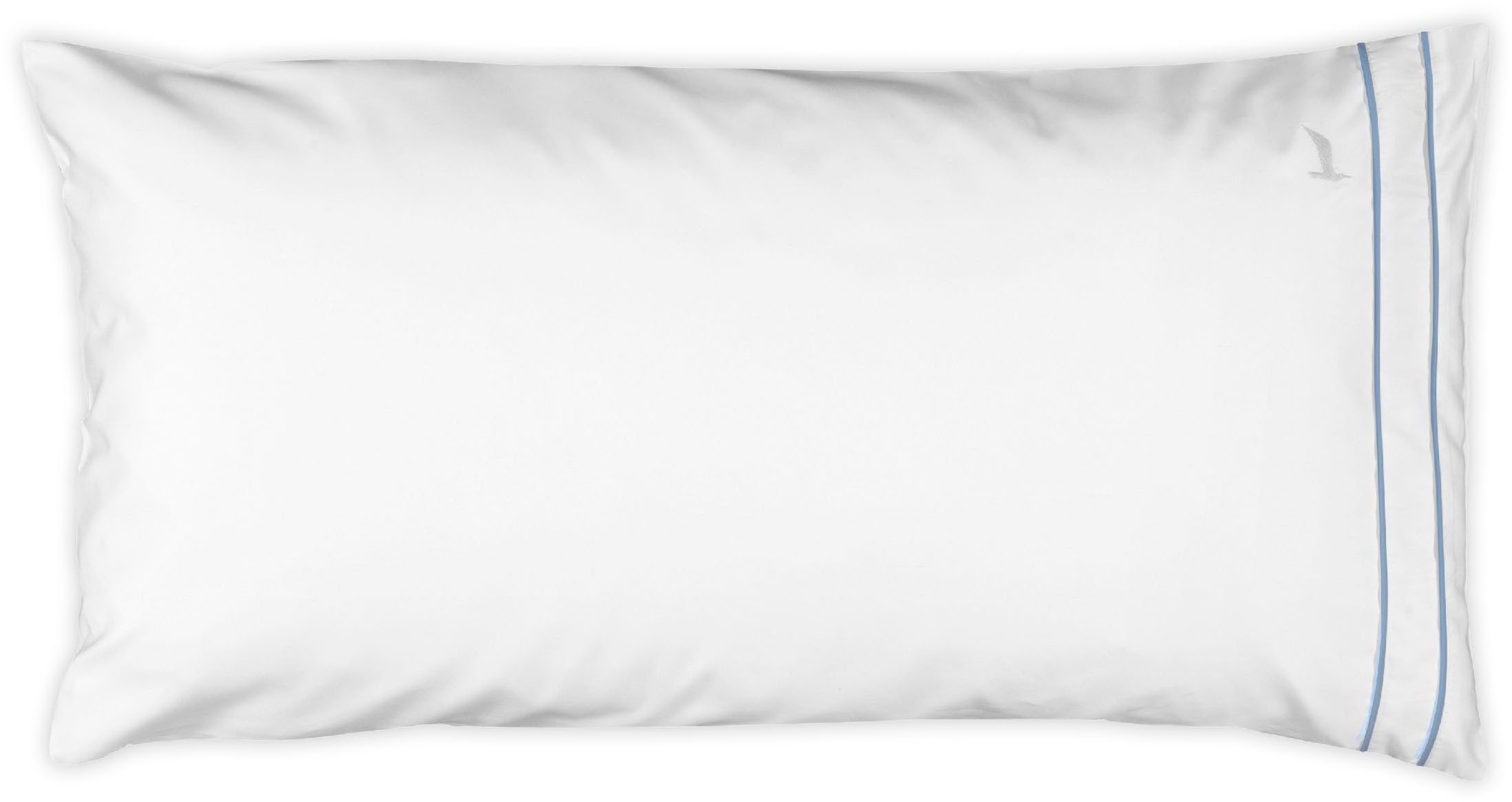 Möve Kissenbezug Möve Noblesse, (1 Stück), mit eleganten Biesen