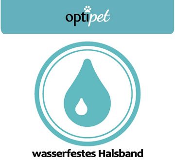 OptiPet Tier-Halsband Flohhalsband für Katzen Zeckenhalsband, Wirkt 4 Monate, wasserfest, reflektierend, Anti-Strangulationssystem