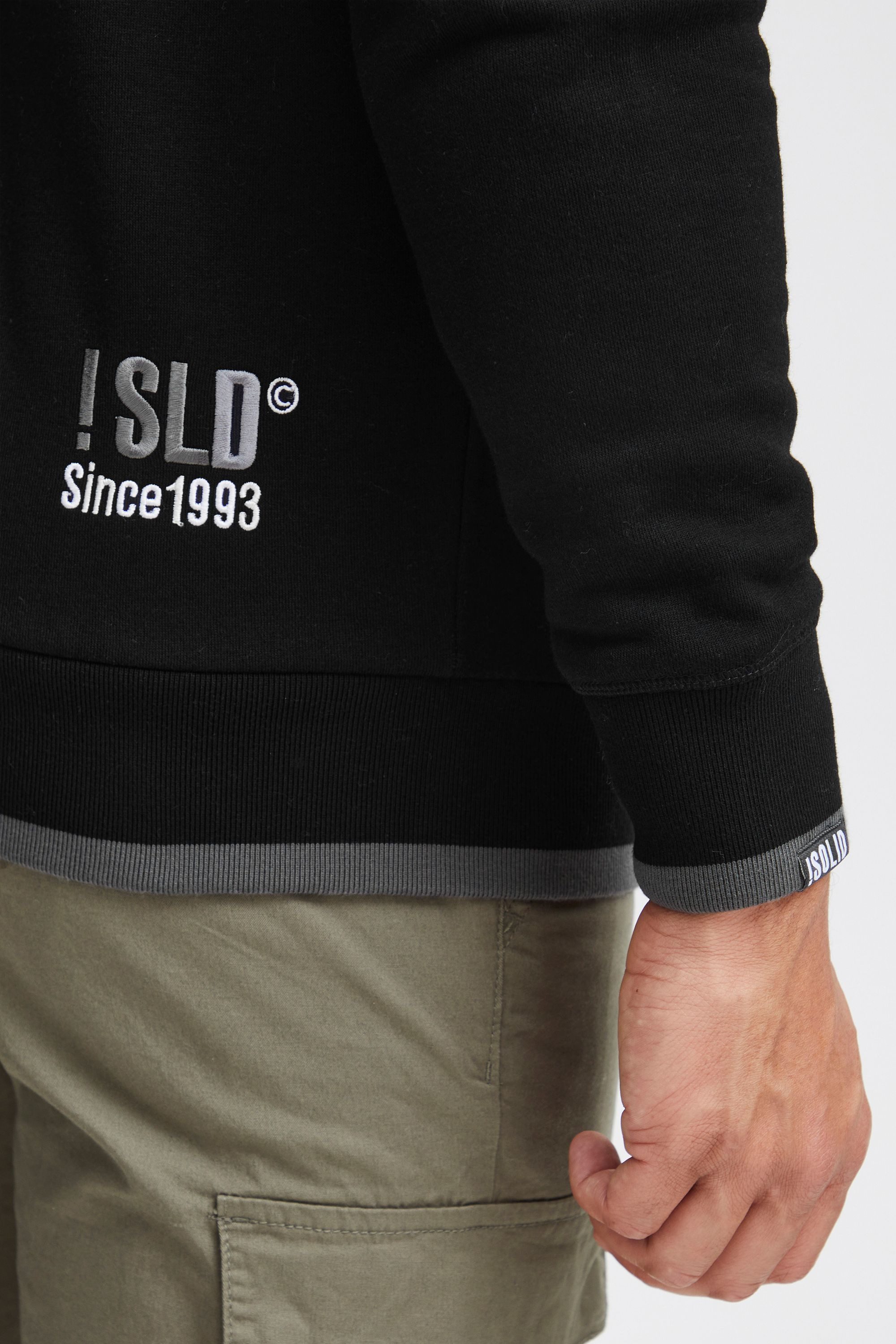 !Solid Sweatjacke SDBenjaminZip Sweatshirtjacke mit gefütterter Kapuze