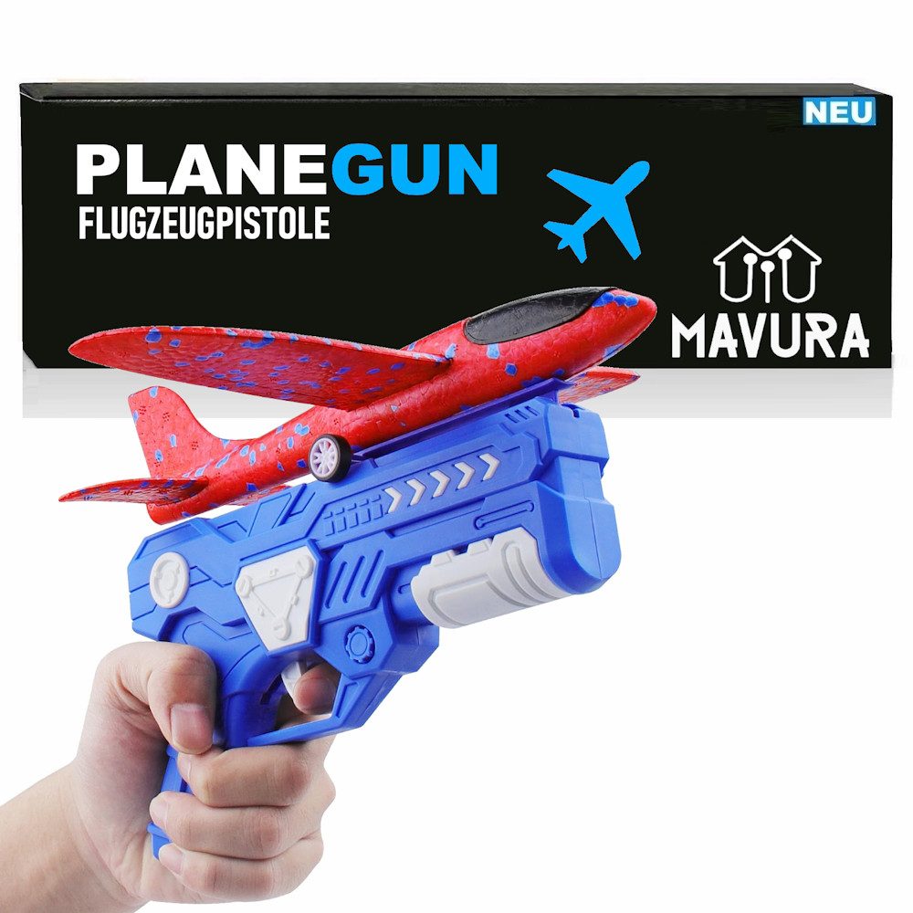 MAVURA Spielzeug-Flugzeug PLANEGUN Flugzeug Katapult Pistole günstig online kaufen