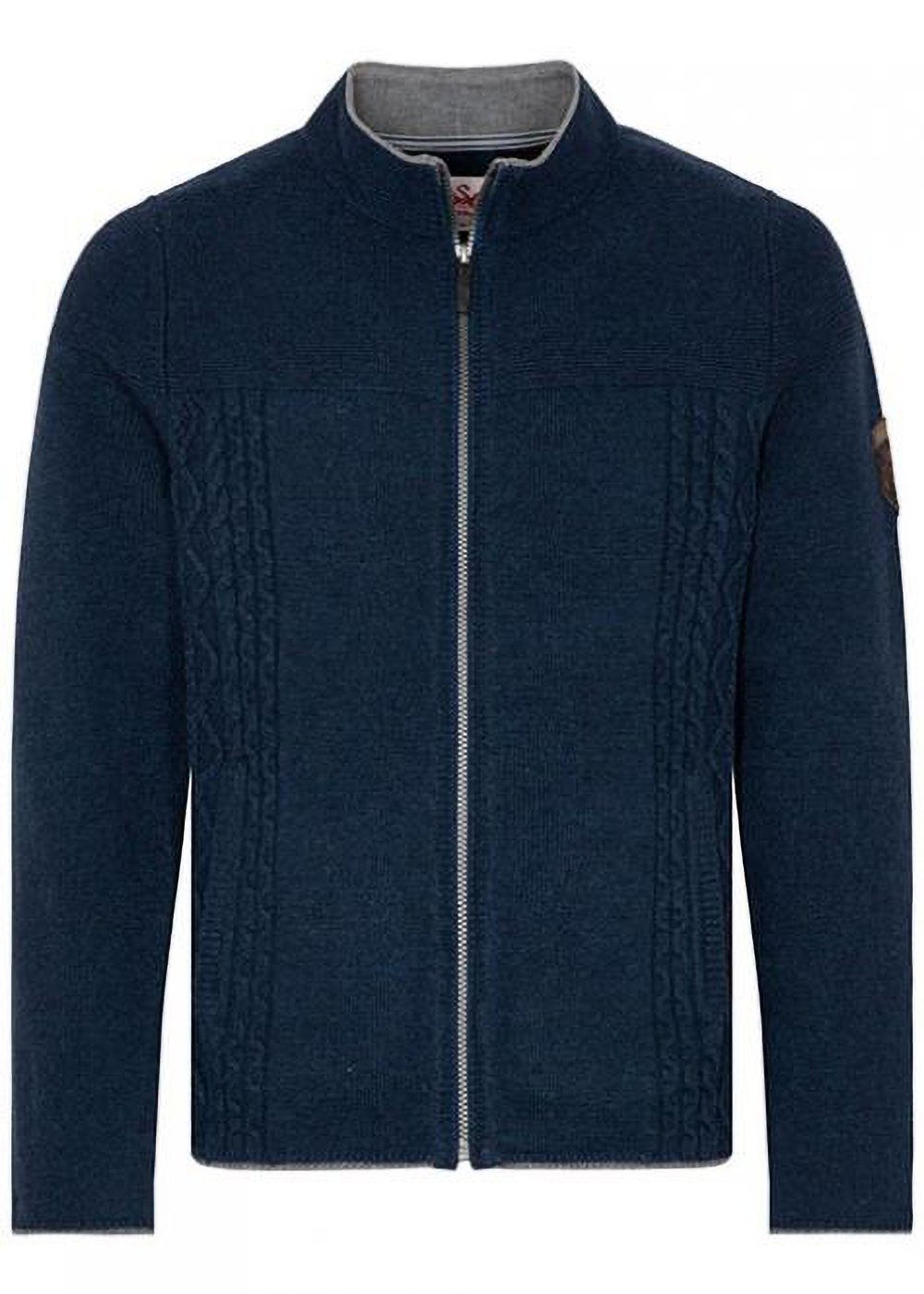 Rogan Wolljanker Trachten Jacke Dunkelblau 360220-H Herren Trachten ROGAN Trachtenjanker & Strickjacke Wensky Spieth