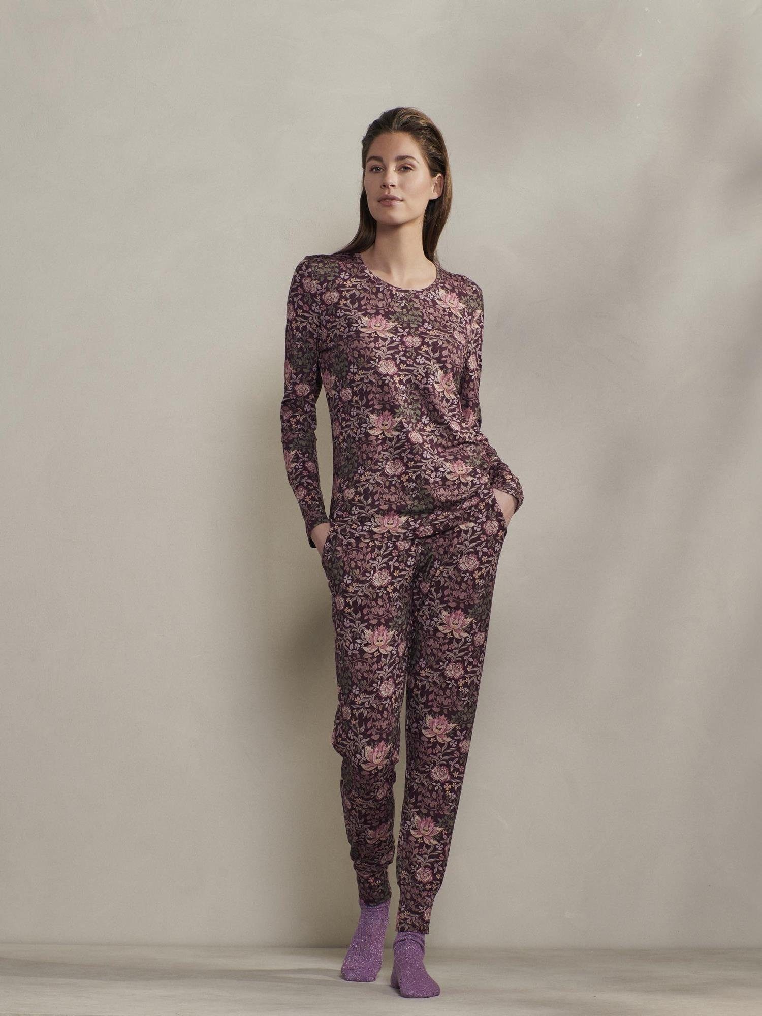 (1-tlg) wine Essenza Jules Ophelia Pyjamahose plum