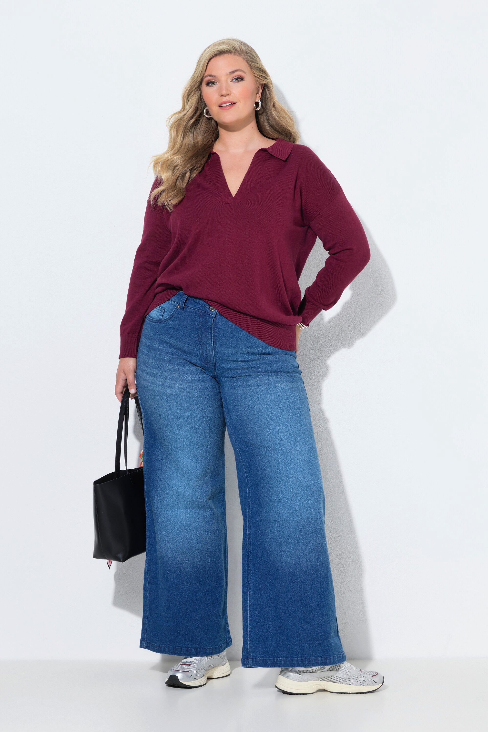 MIAMODA Regular-fit-Jeans Jeans extra weites Bein 5-Pocket