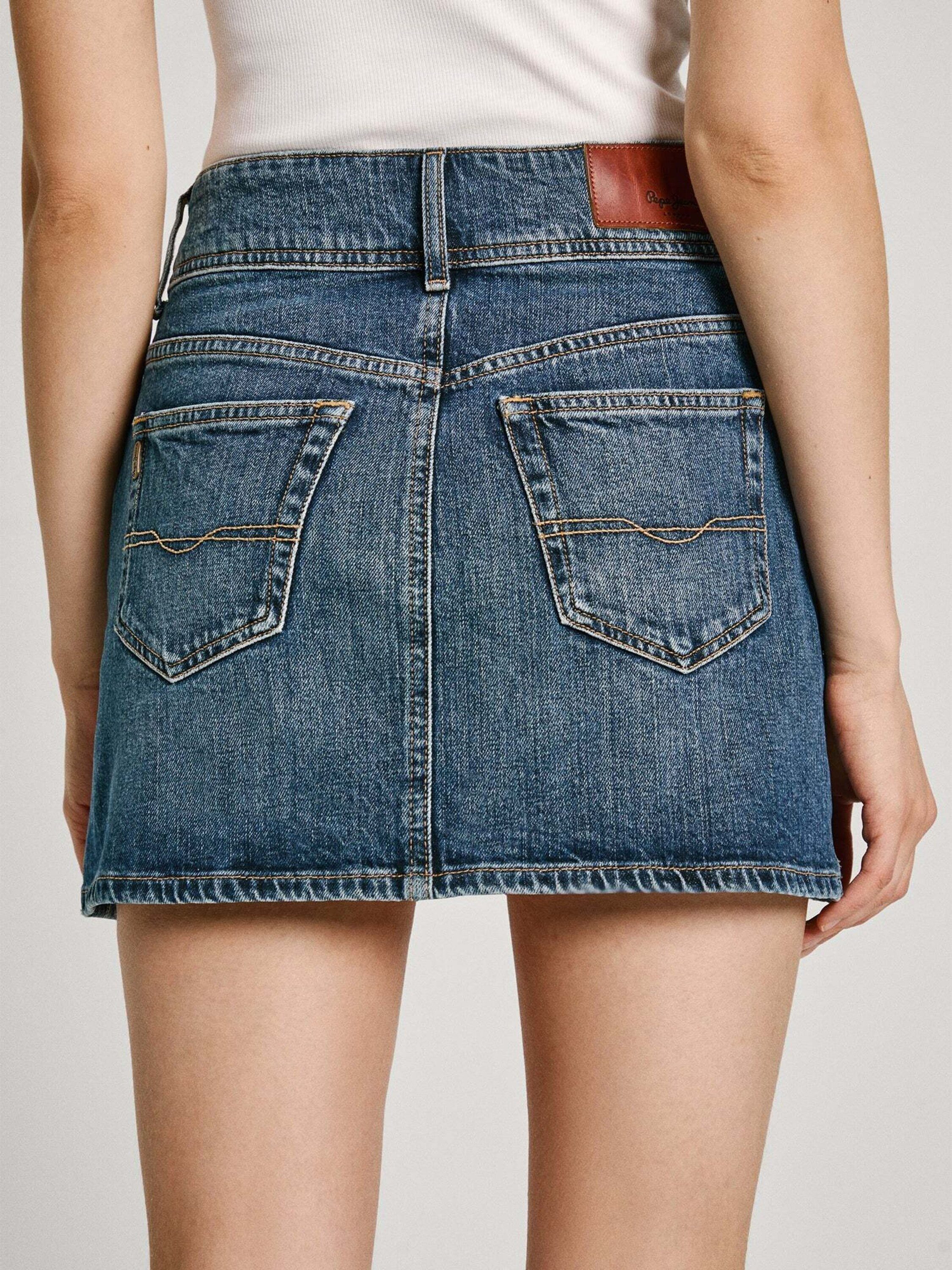 Pepe Jeans Jeansrock (1-tlg) Plain/ohne Details
